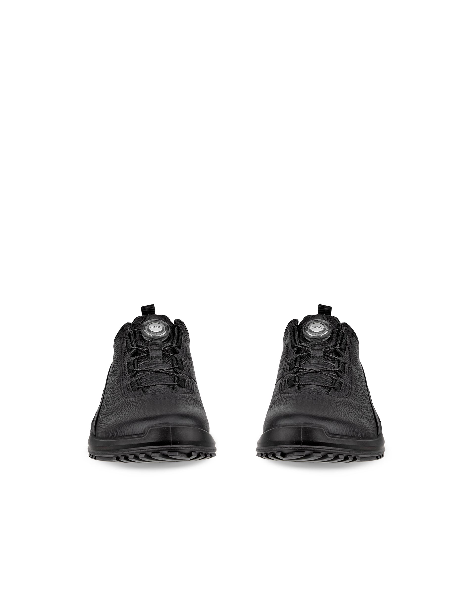 Men's ECCO® BIOM 2.0 Leather Sneaker - Black - Front pair