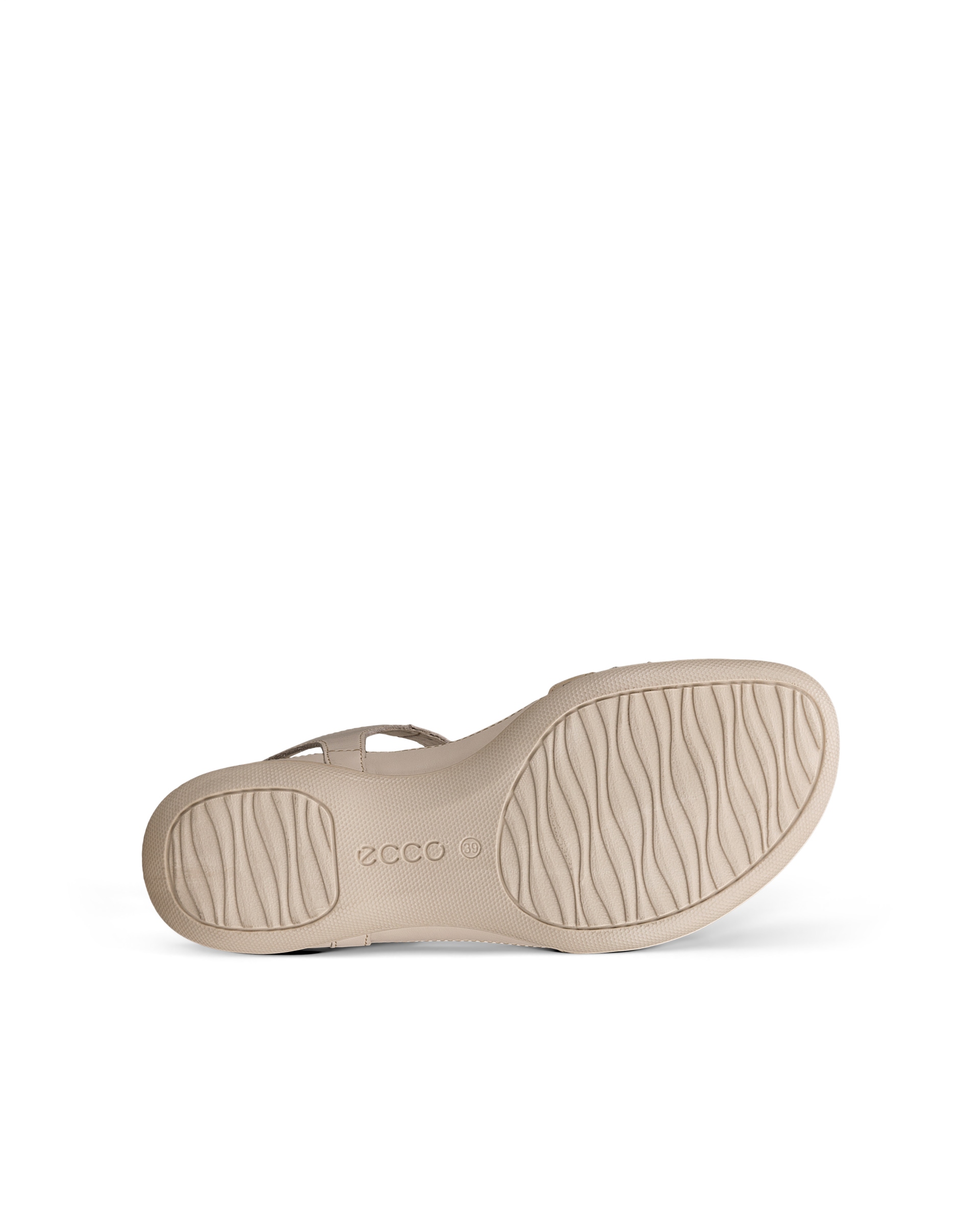 ECCO® Flash salomé cuir pour femme - Beige - Sole