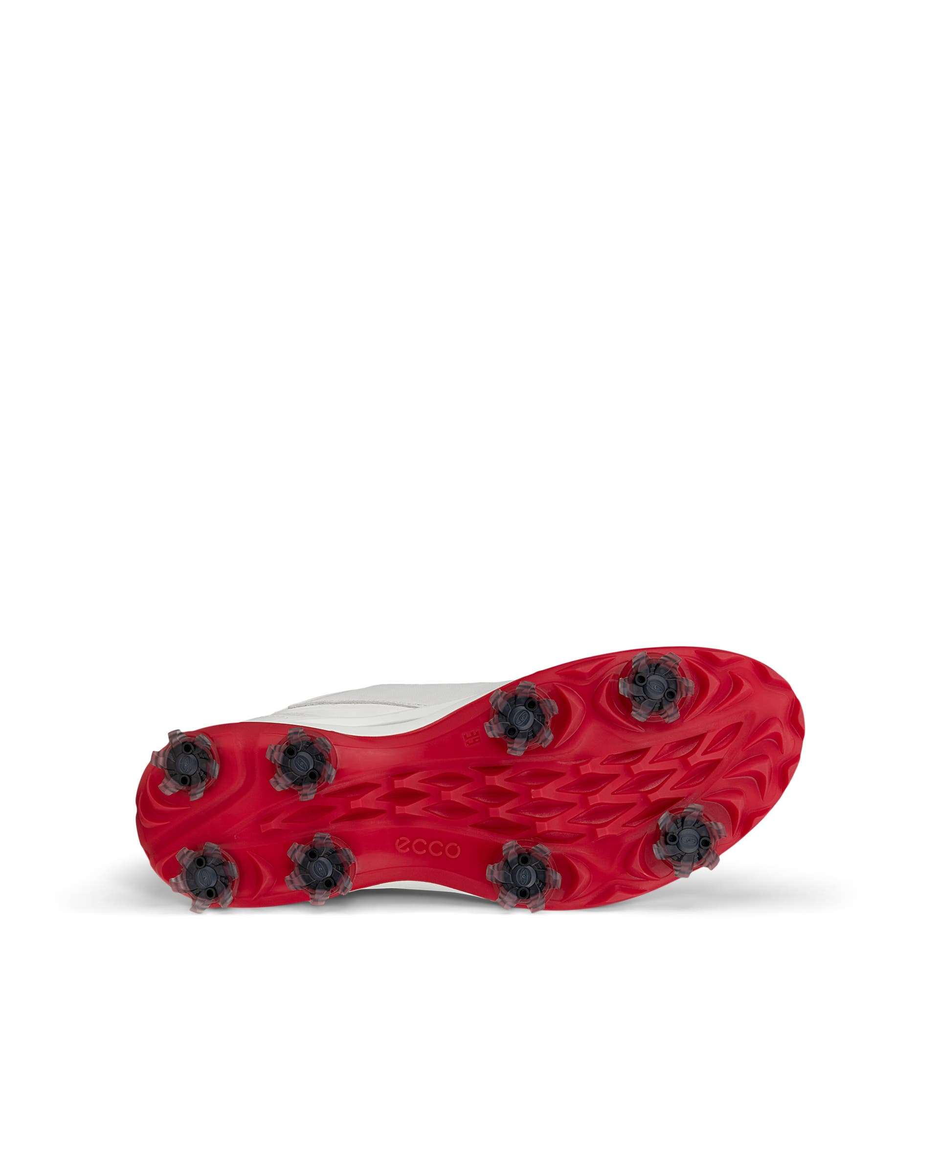 Women's ECCO® Golf Biom Tour Leather Waterproof Spikes Golf Shoe - White - Sole