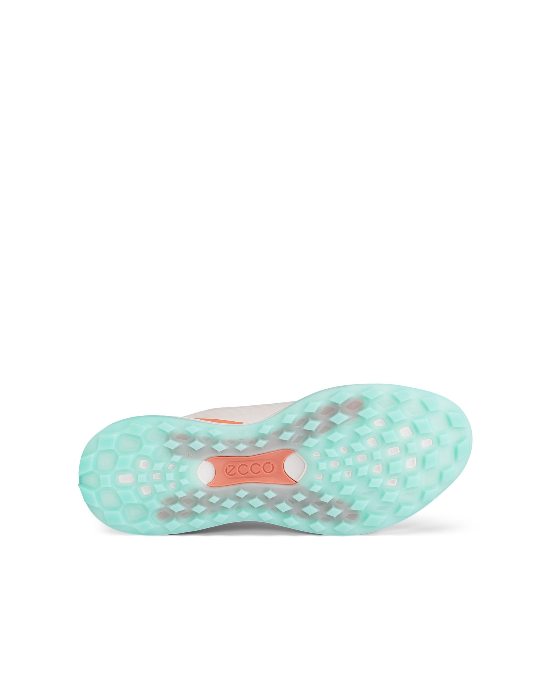 ECCO LT1 GOLF LACE Women ウィメンズ レザーウォータープルーフゴルフシューズ - ホワイト - Sole