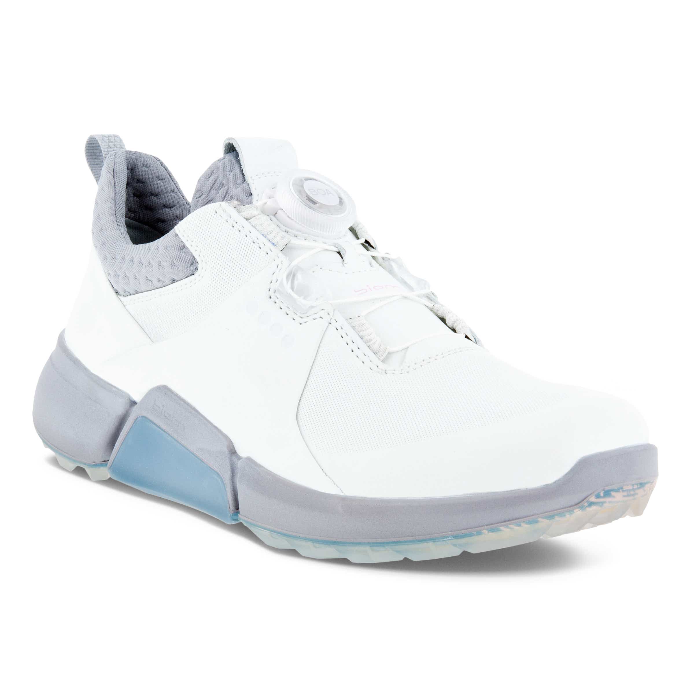 ECCO BIOM H4 ⛳️ゴルフシューズ EU38 ホワイト ECCO Golf BIOM H4 メンズ レザーGore-Texゴルフシューズ | ホワイト