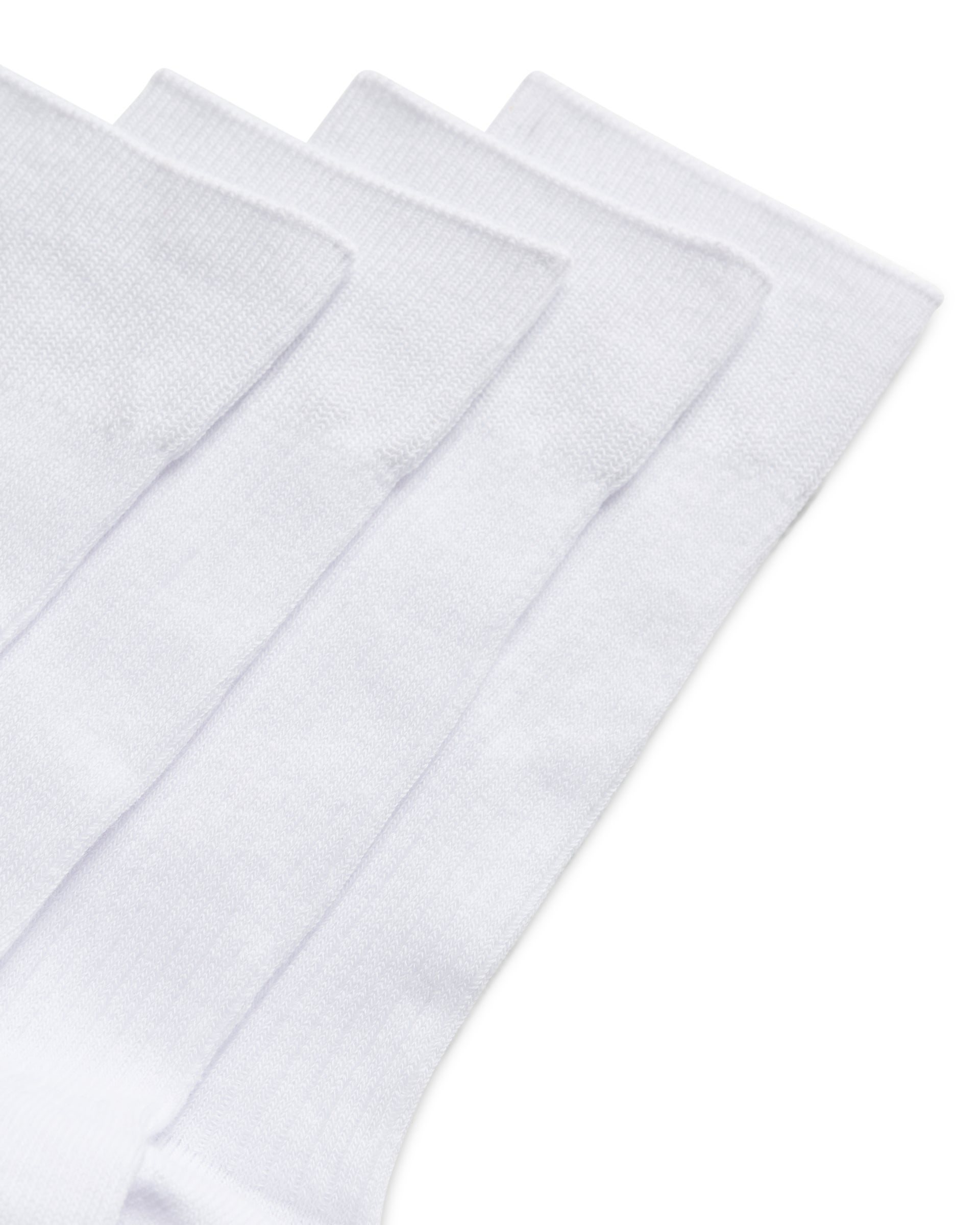 Uniseks nogavice ECCO® Casual - Bela - Detail-1