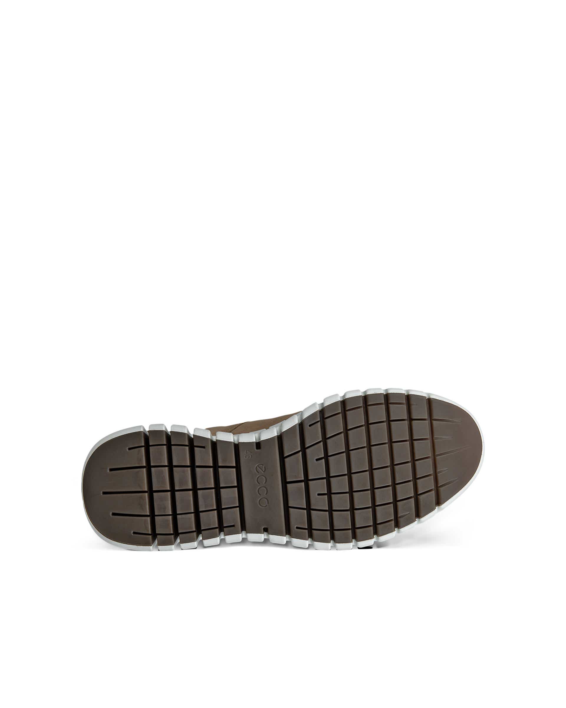 ECCO® GRUUV heren nubuck sneaker - Bruin - Sole