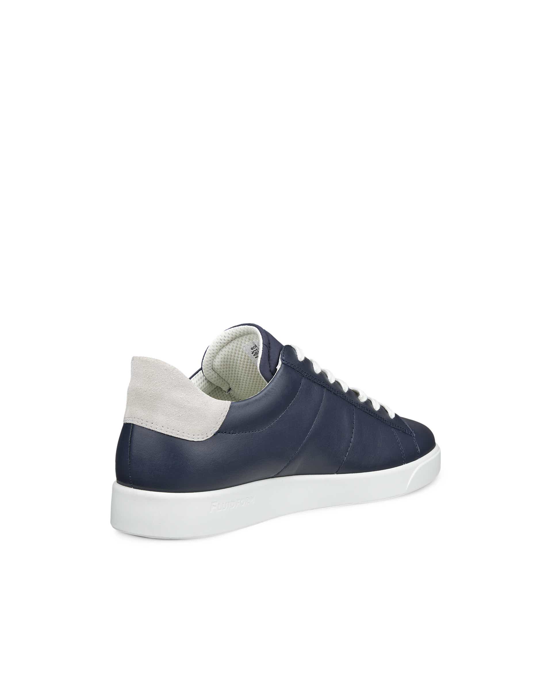 Pánské kožené tenisky ECCO® Street Lite - Modrá - Back