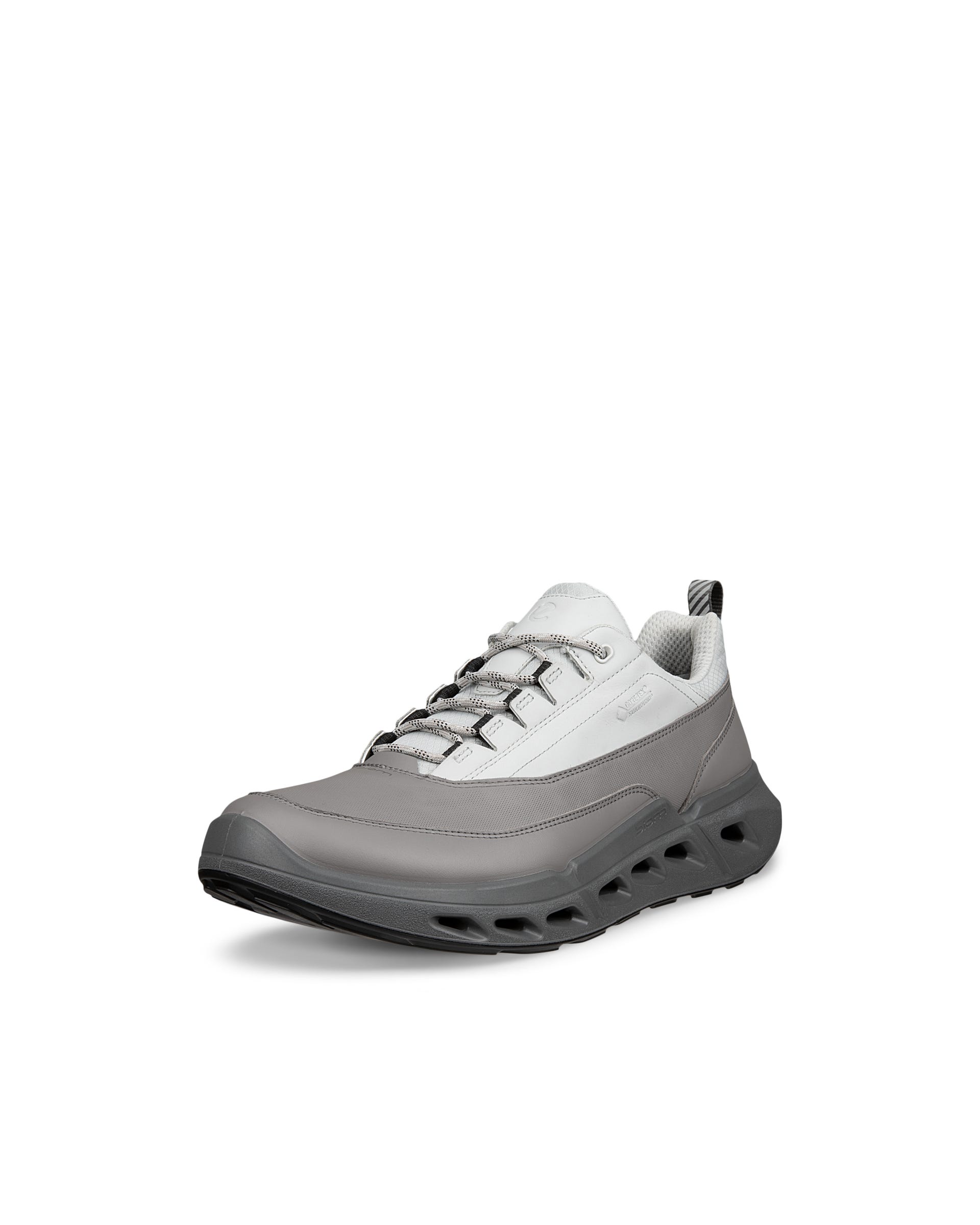 ECCO® BIOM 720 baskets en cuir Gore-Tex pour homme - Gris - Main