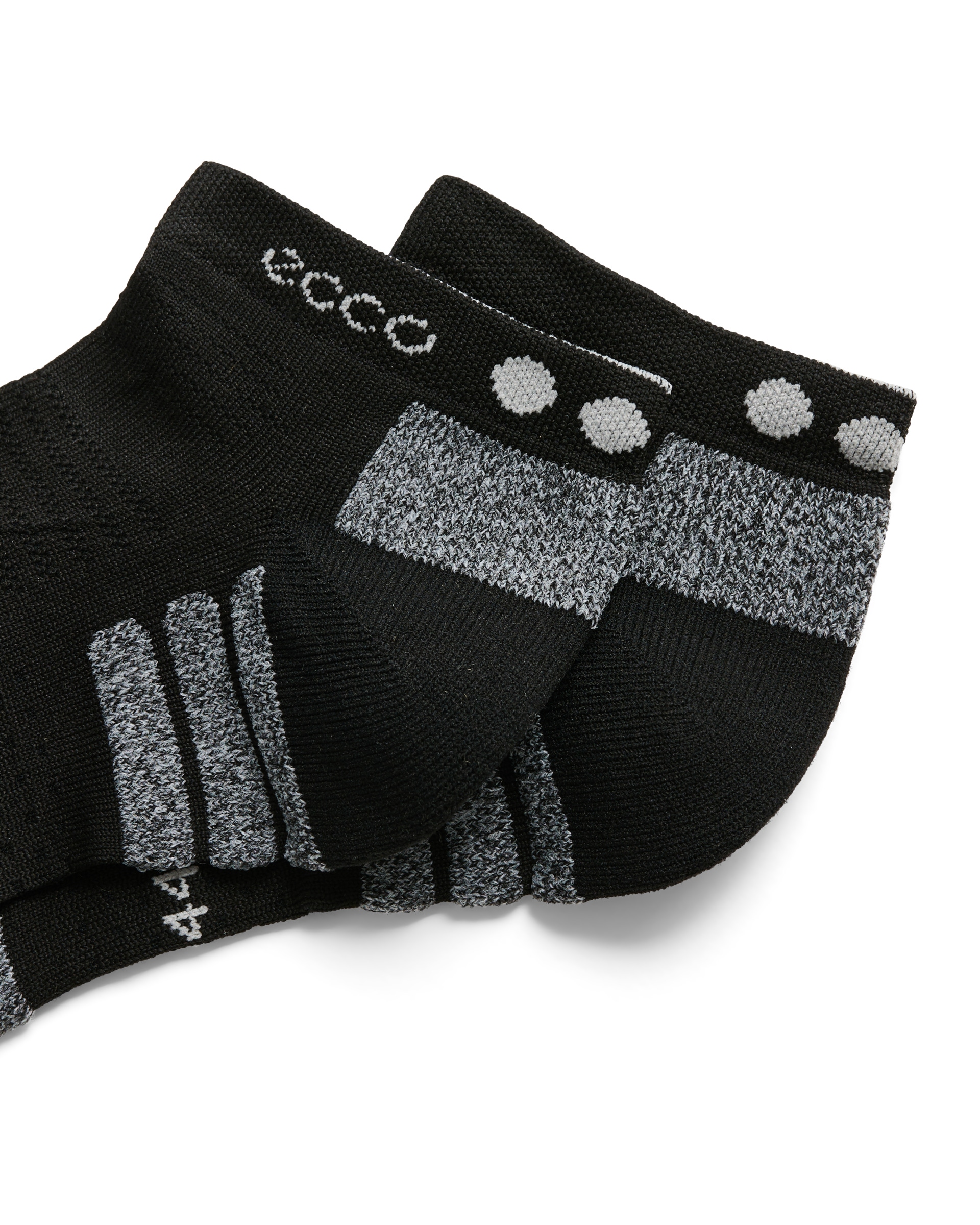 ECCO Tour Lite no show sock - Black - Detail-1