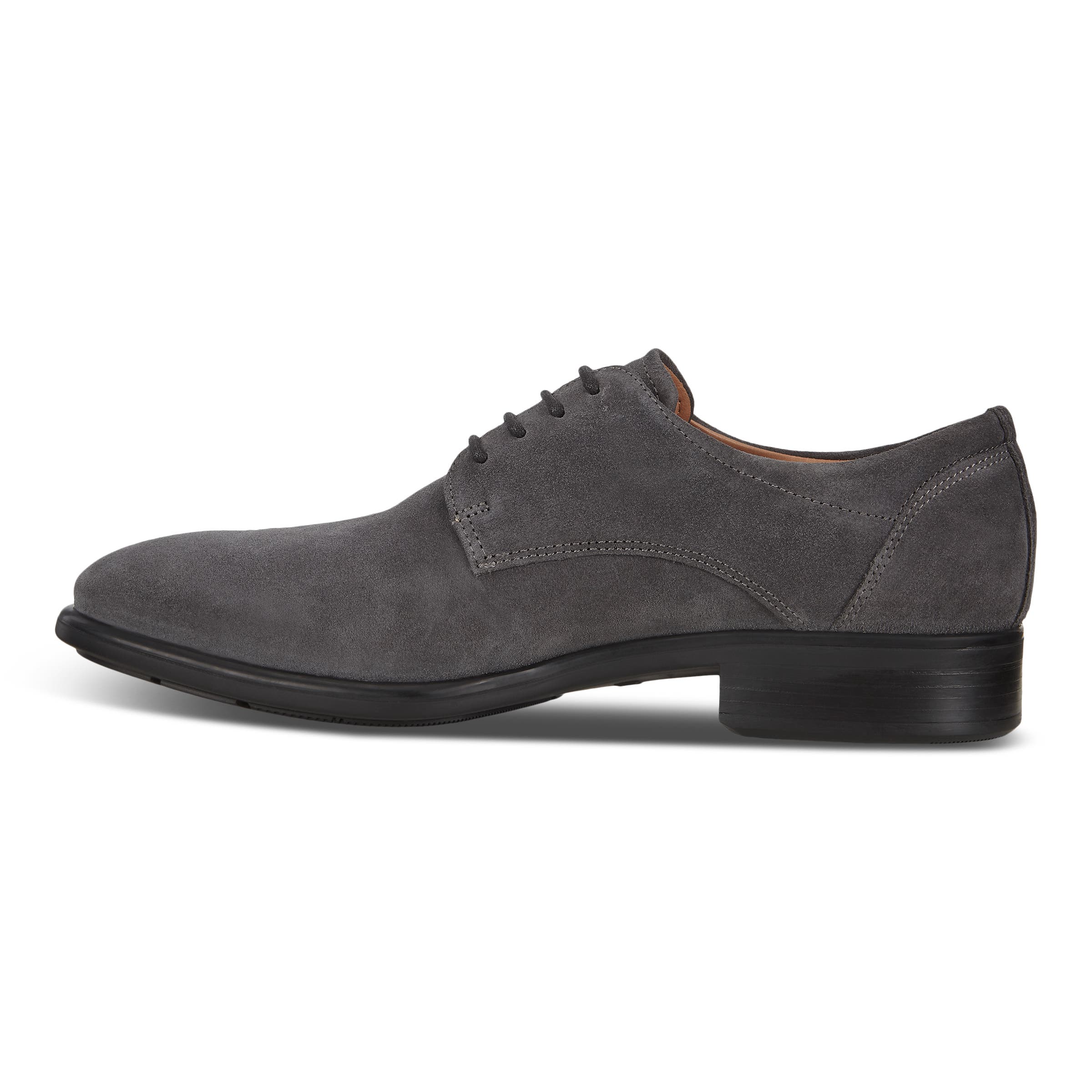 ECCO Men's Citytray Derby Shoes - Grey - Inside