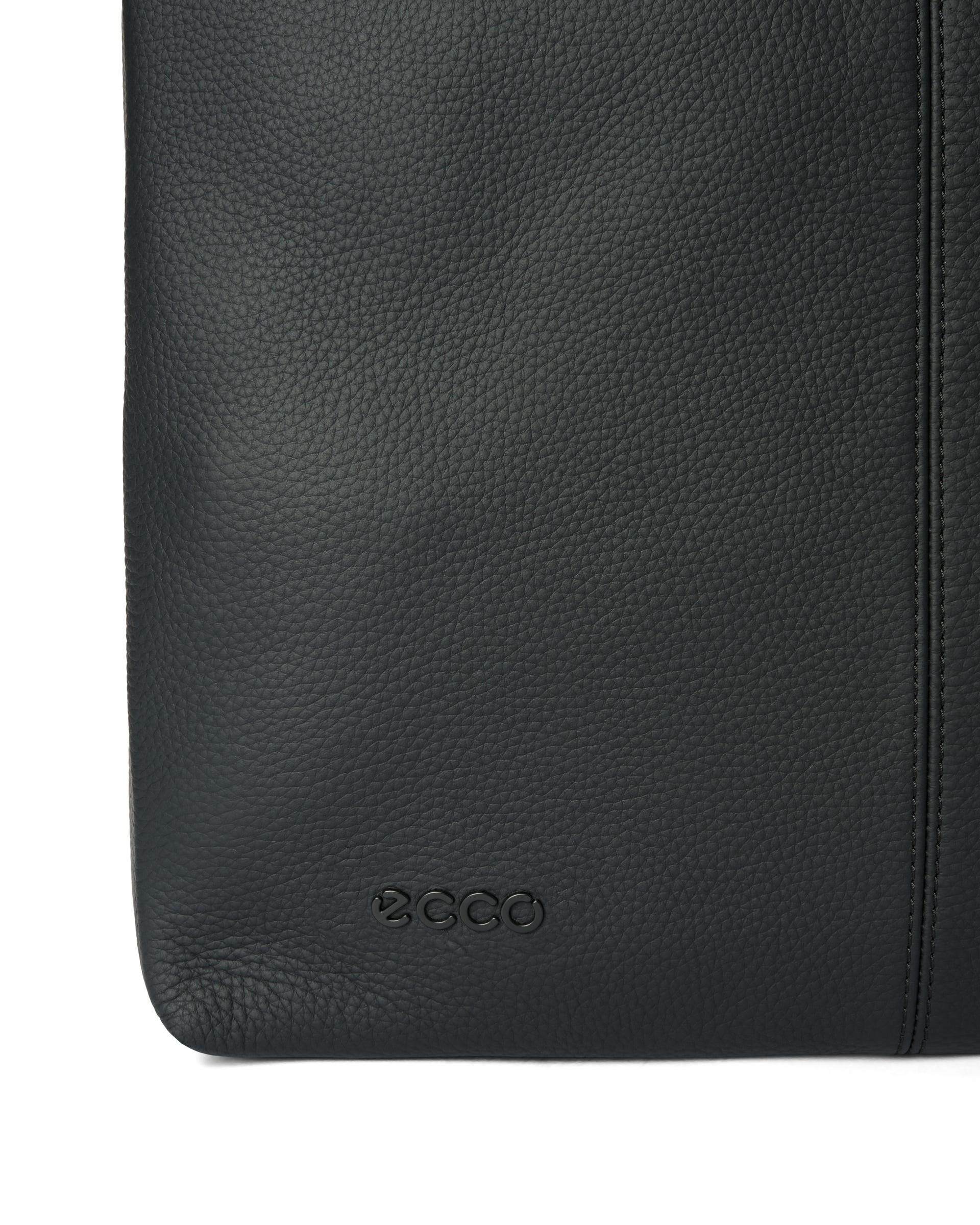 ECCO® Shopper aus Leder - Schwarz - Detail-2