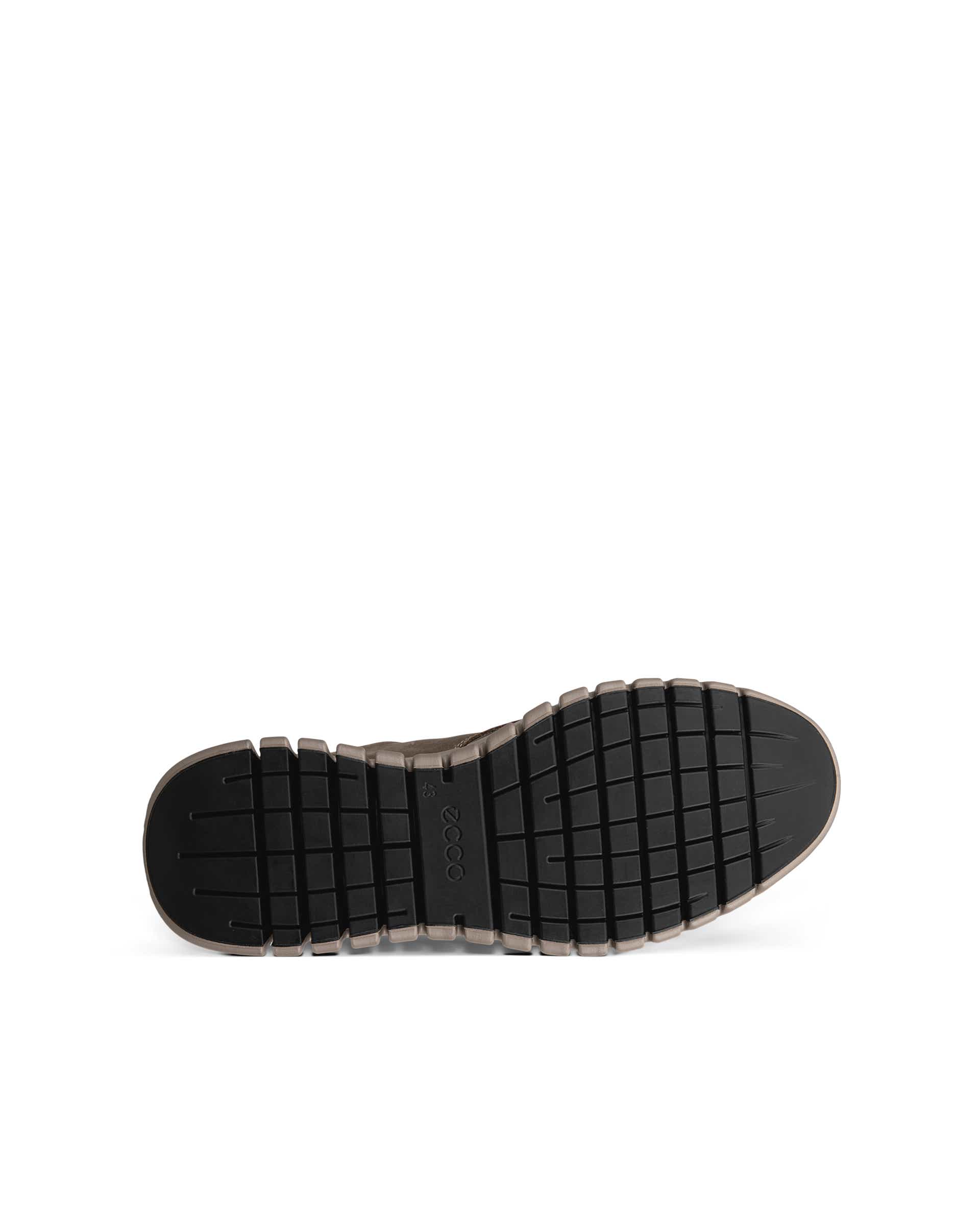 ECCO® GRUUV sneakers i nubuck til herrer - Grå - Sole