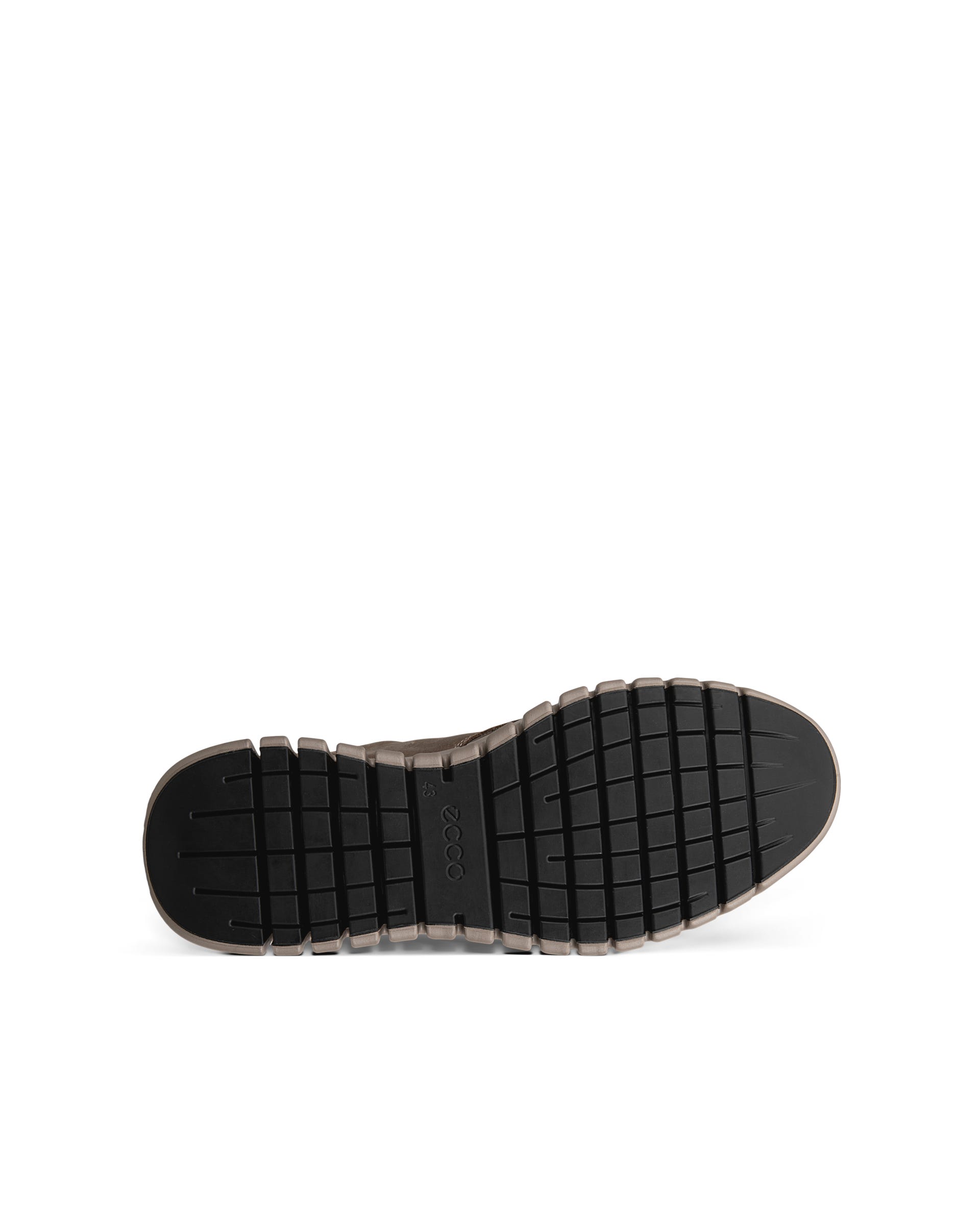 ECCO® GRUUV sneakers i nubuck til herrer - Grå - Outside