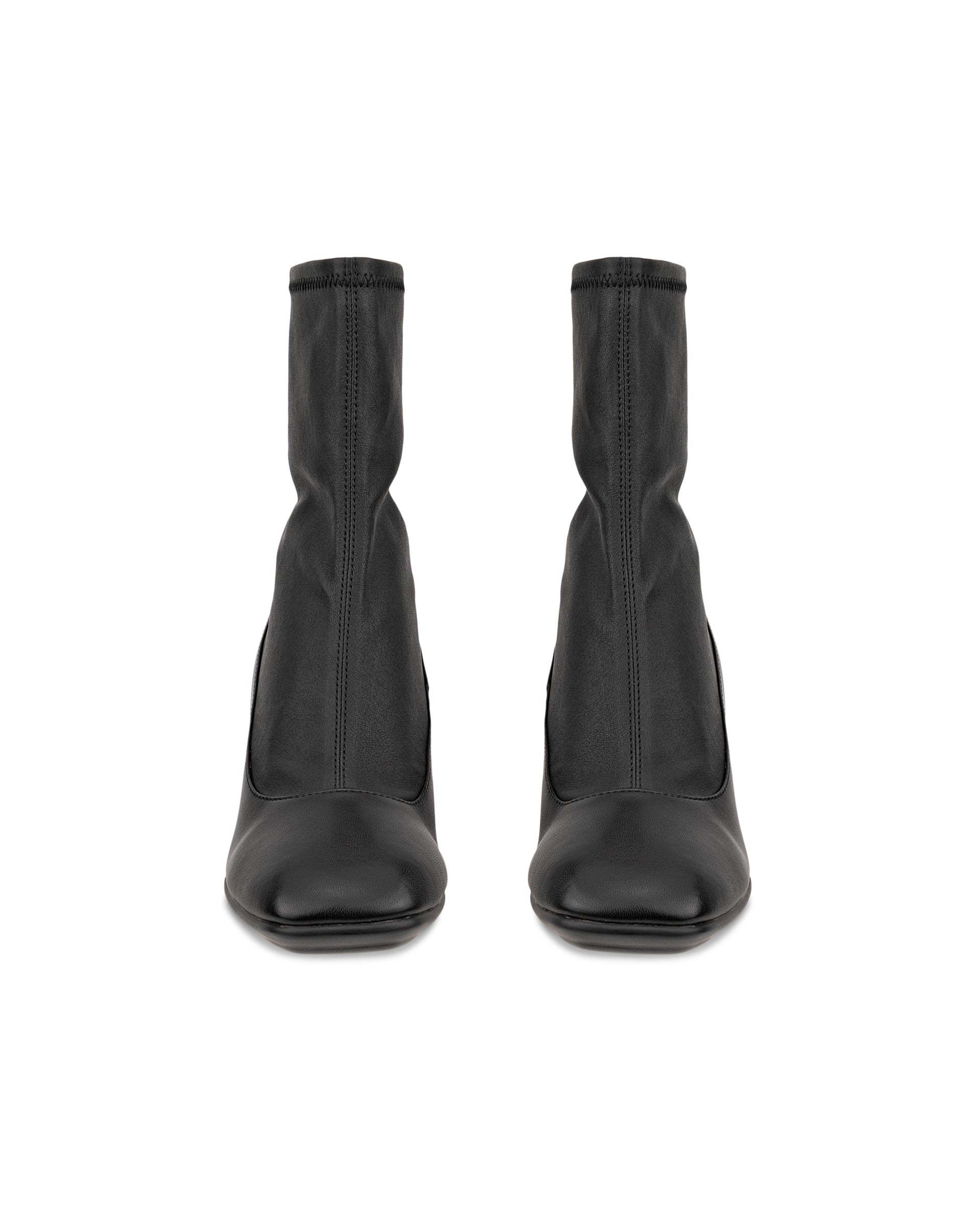 Dámská kožená kotníčková obuv ECCO® SCULPTED ALBA 65 - Černá - Front pair