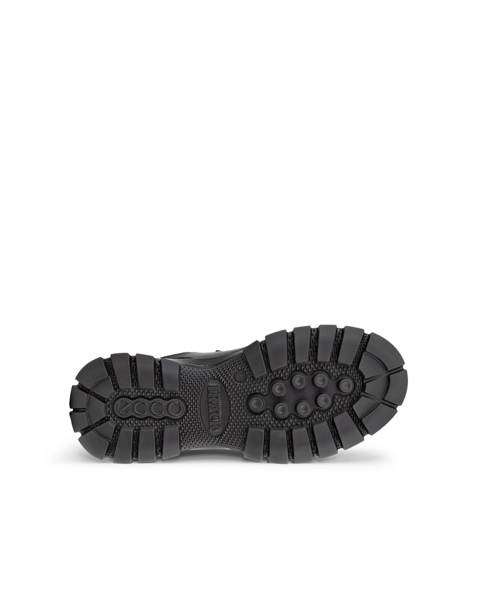 Men's ECCO® Track 30 Leather Waterproof Shoe - Black - Sole