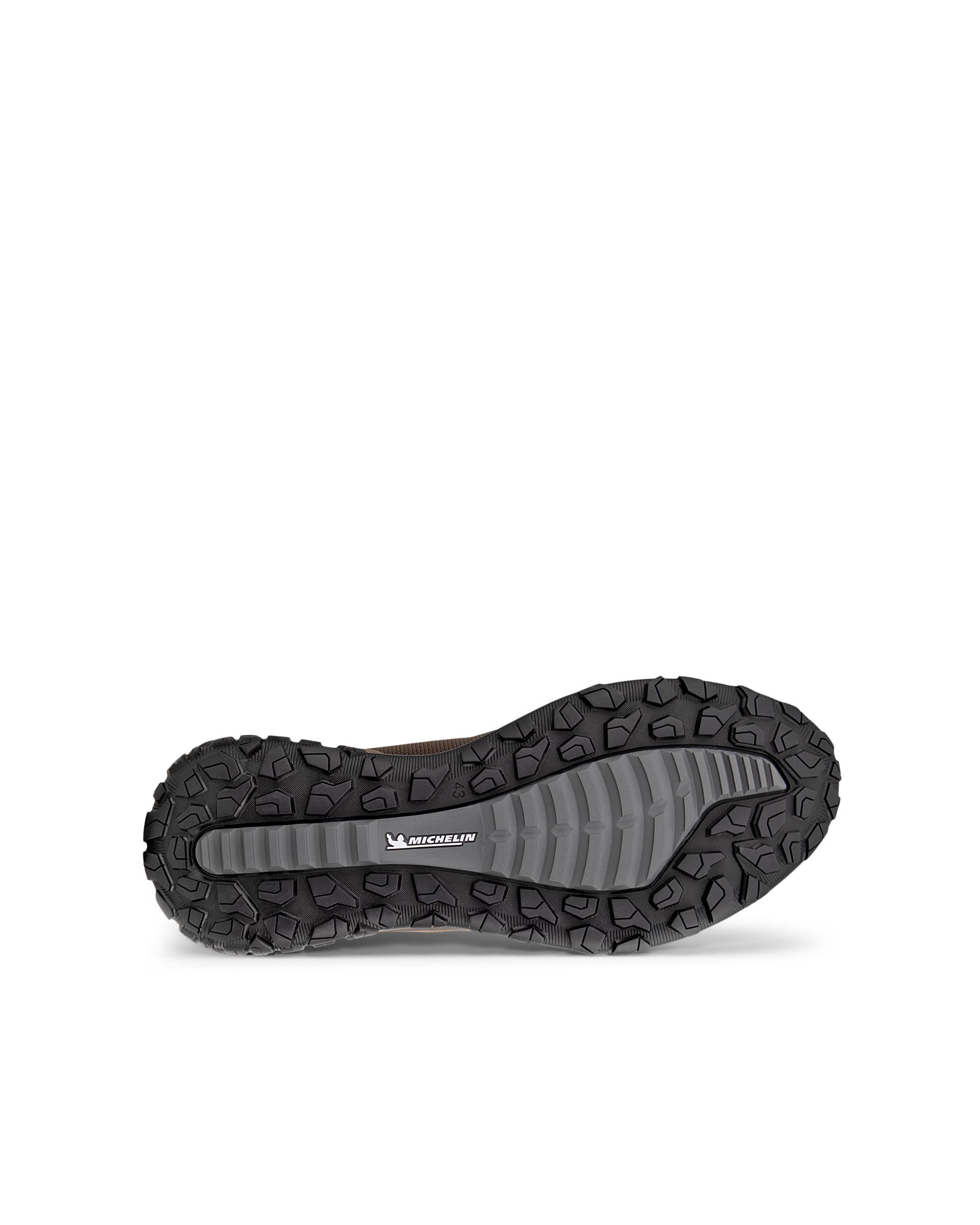 Moški vodoodporni srednje visoki pohodni gležnjarji ECCO® ULT-TRN - Rjava - Sole