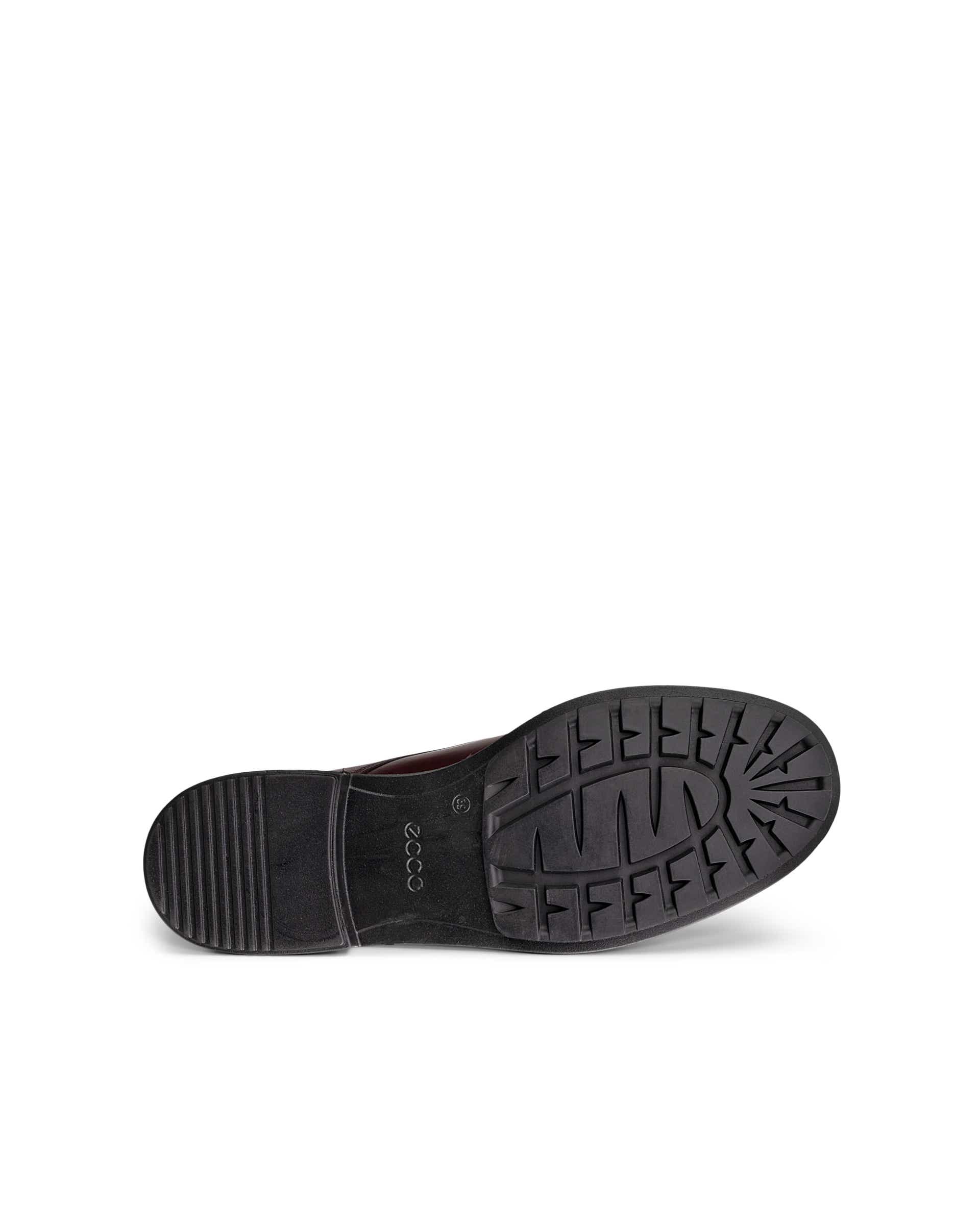 Women's ECCO® METROPOLE AMSTERDAM Leather Derby Shoe - Red - Sole