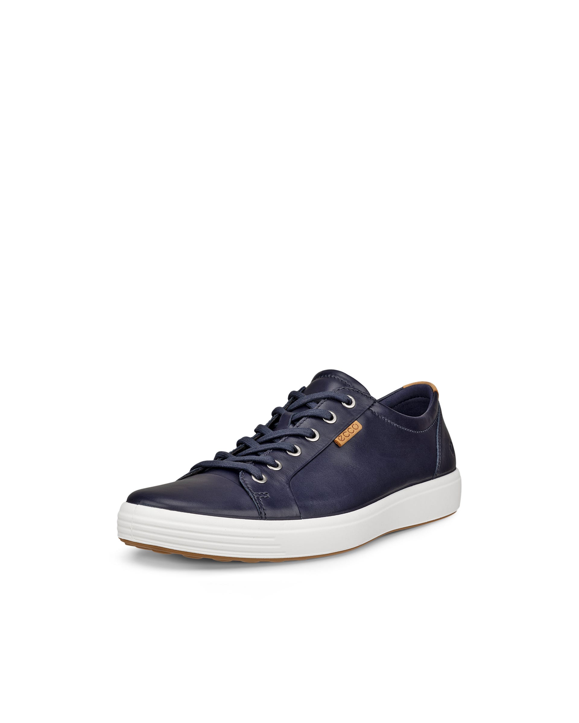 Pánské kožené tenisky ECCO® Soft 7 - Modrá - Main