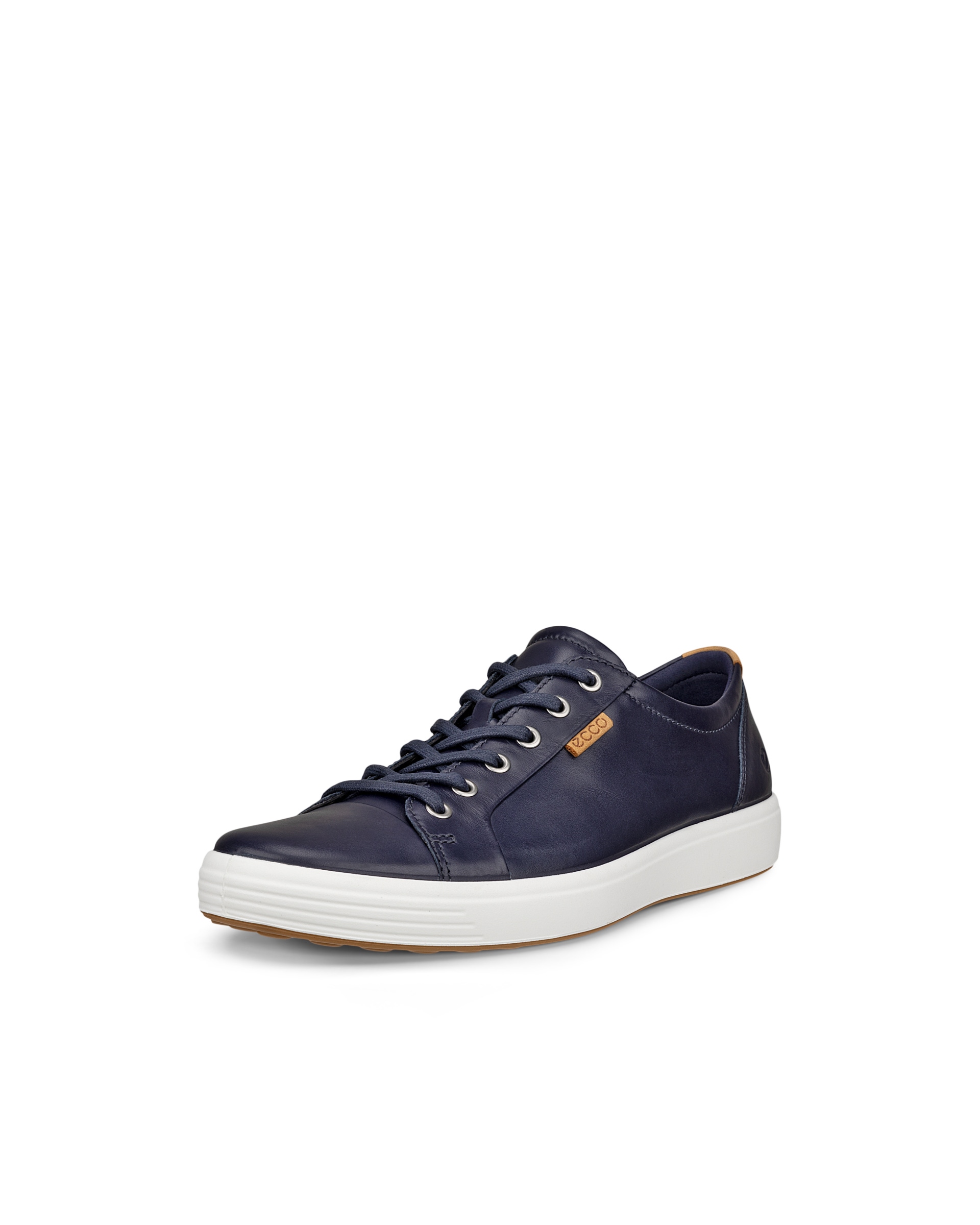 Pánské kožené tenisky ECCO® Soft 7 - Modrá - Main