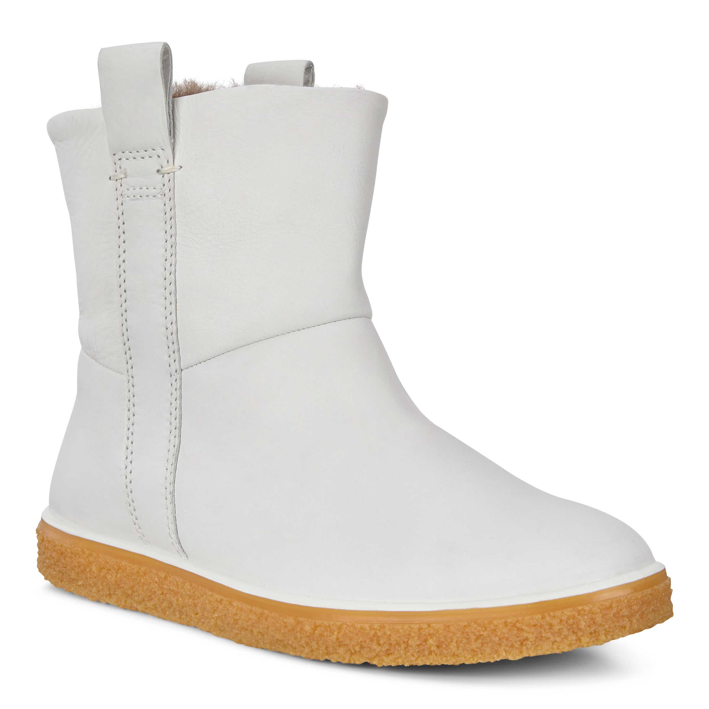 ECCO Crepetray Ankle Boot - White - Main
