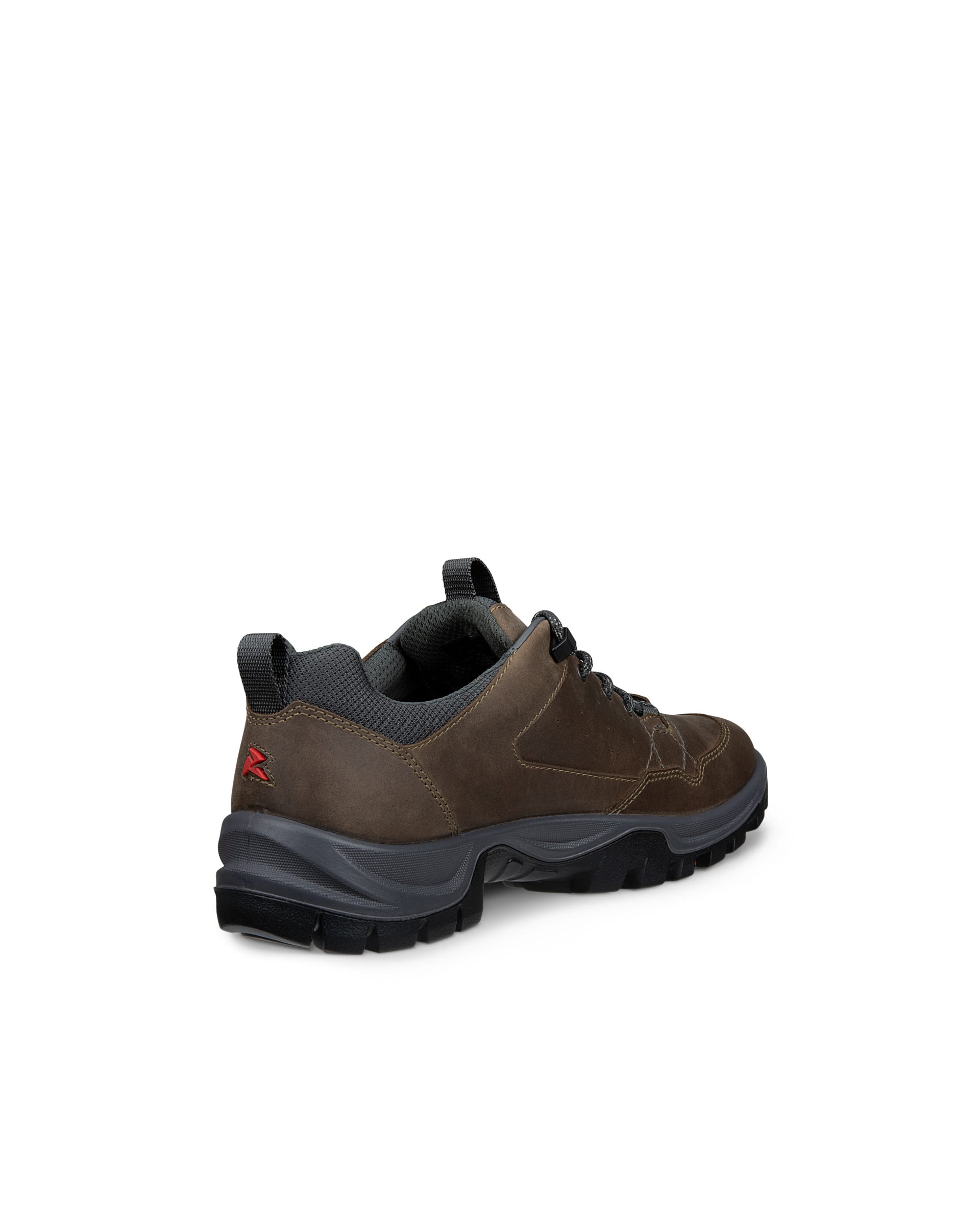 Men's ECCO® RECEPTOR TREKK Nubuck Waterproof Hiking Shoe - Brown - Outside