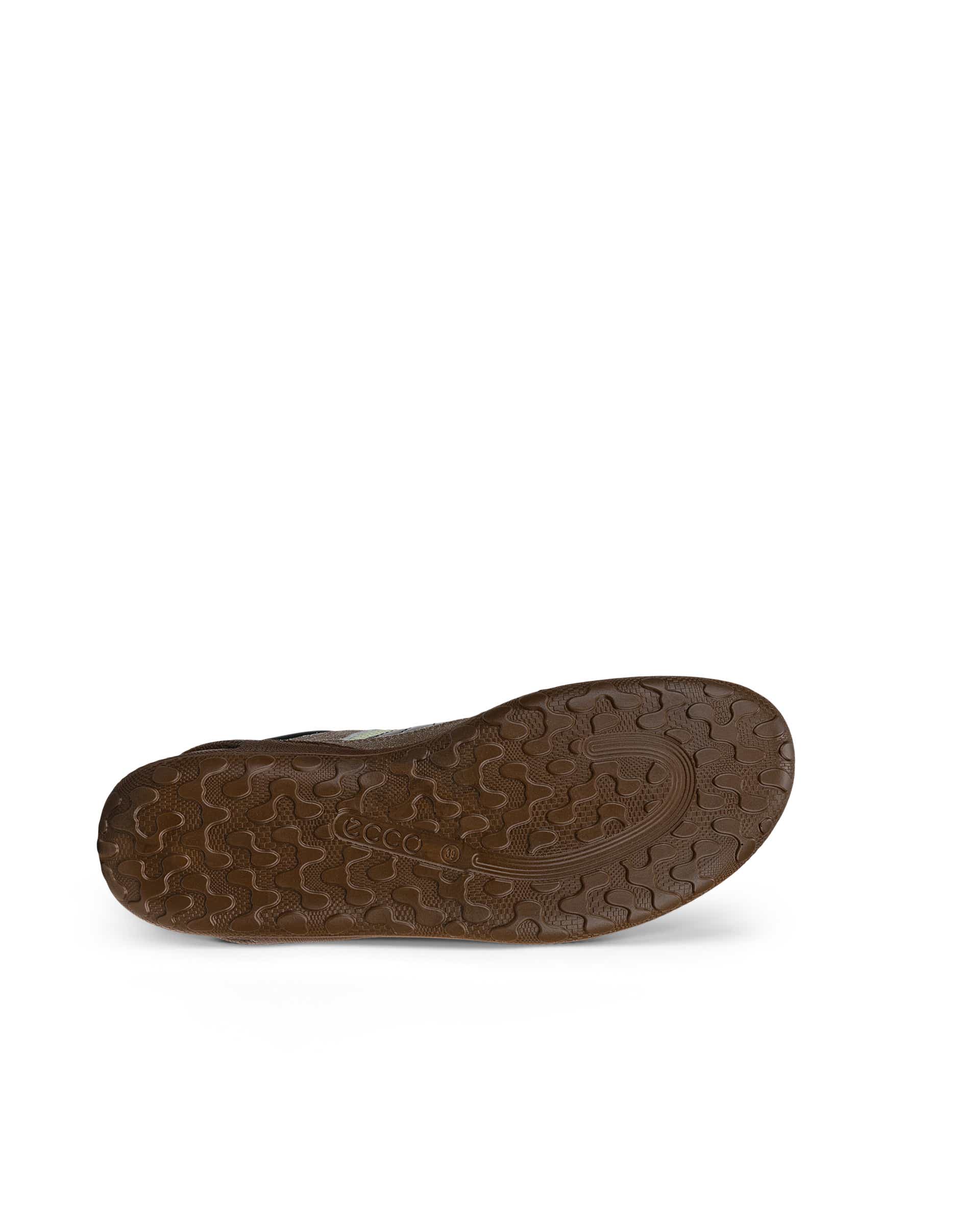 ECCO® BIOM Lite baskets de plein air en cuir pour femme - Vert - Sole