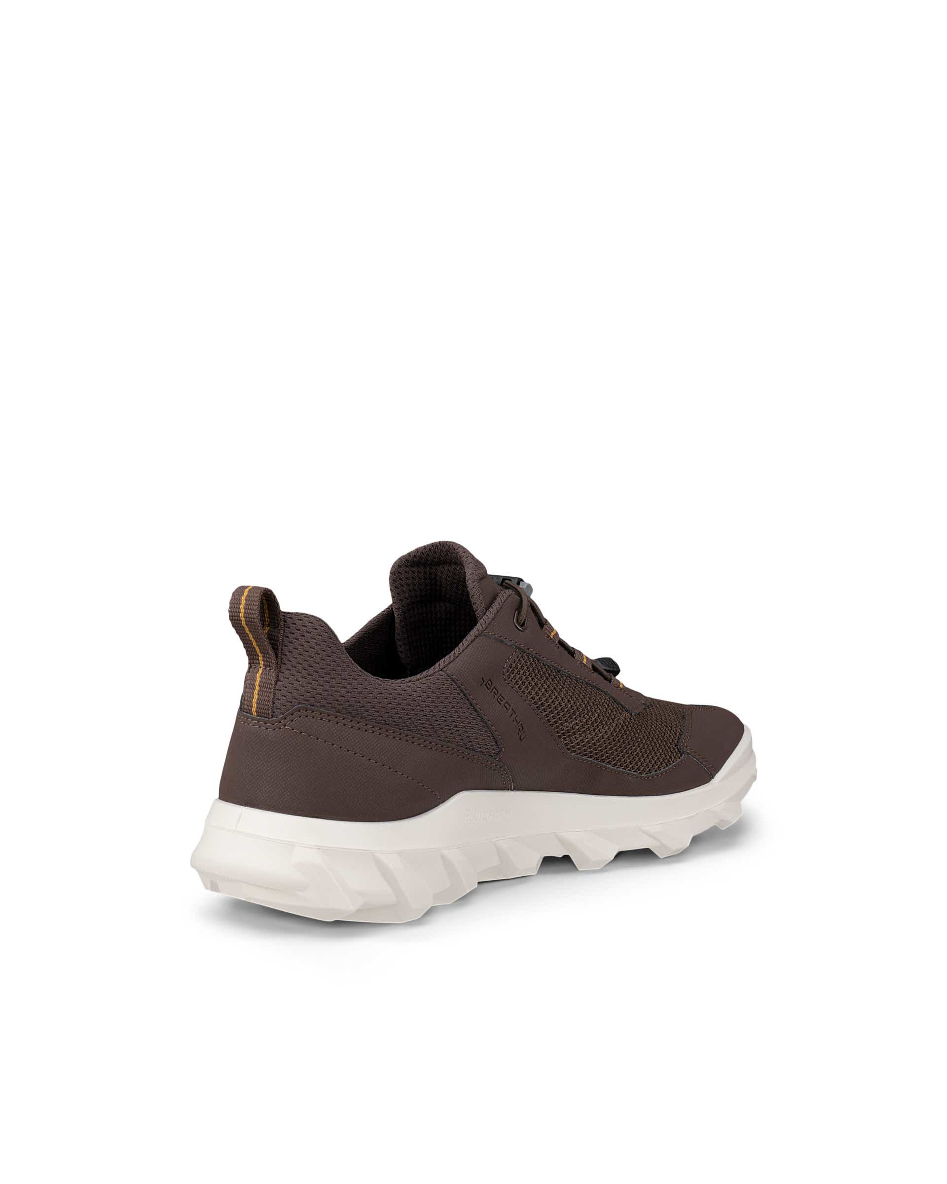 Men's ECCO® Mx Textile Outdoor Sneaker - Brown - Back