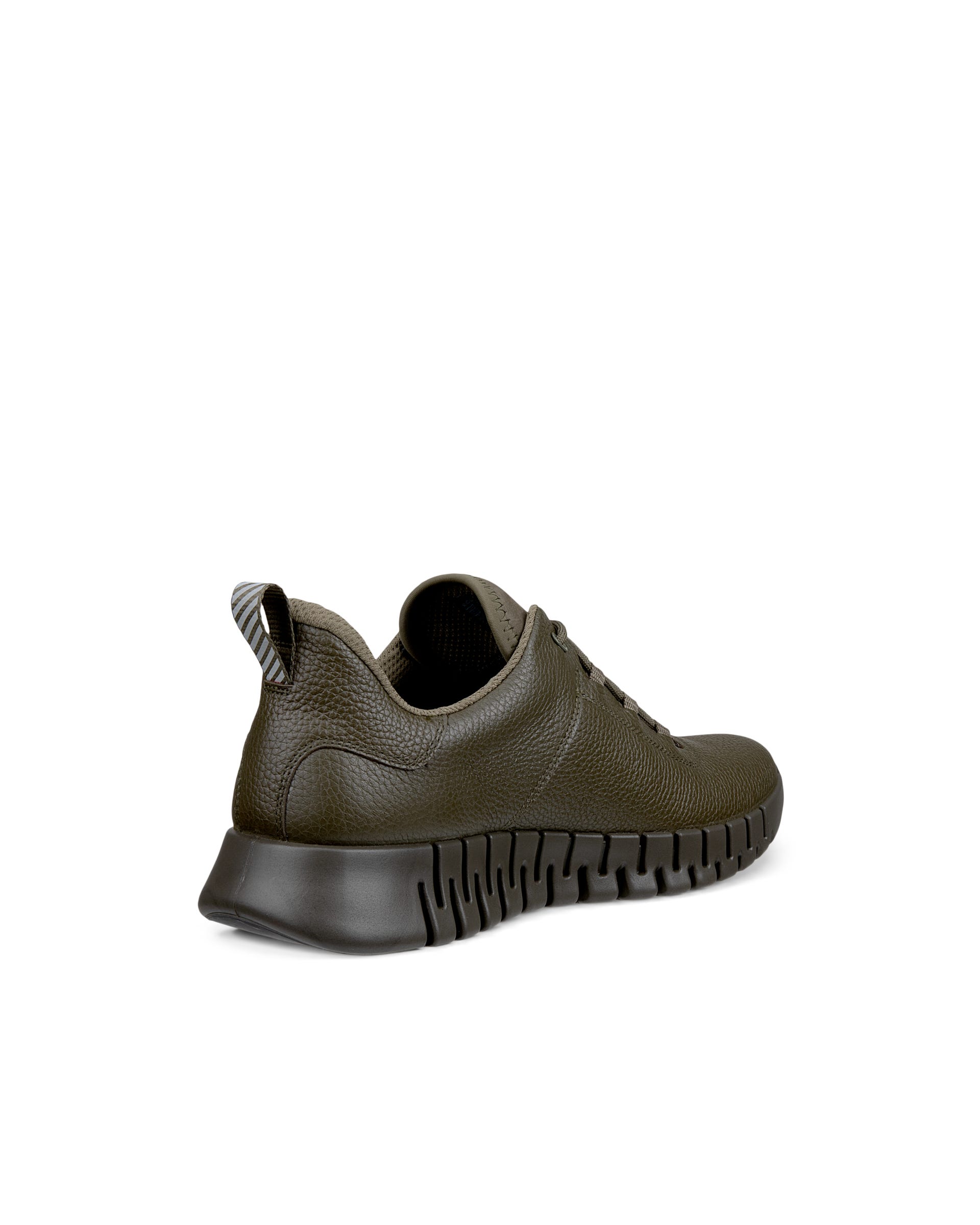 ECCO® GRUUV herre sneakers skinn Gore-Tex - Grønn - Back