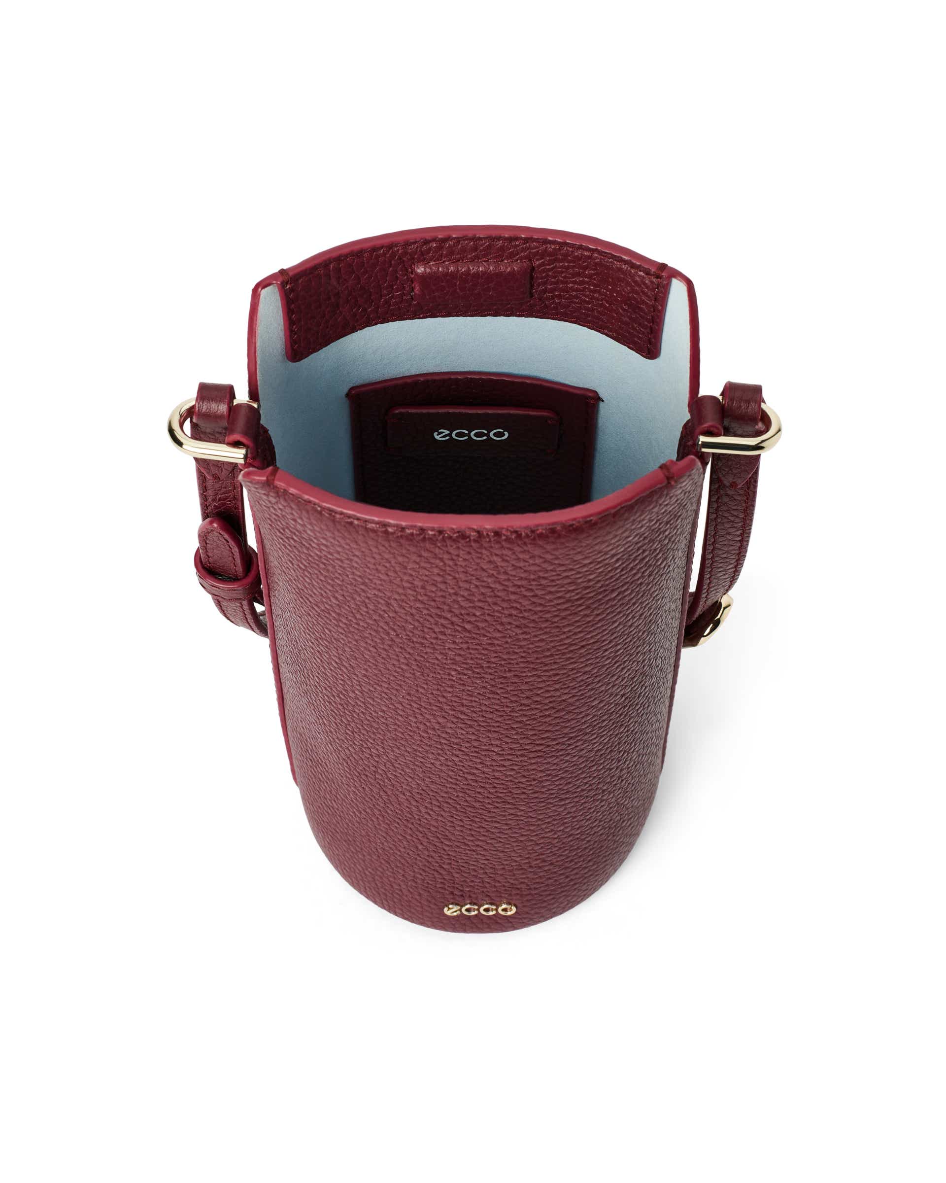 ECCO® POT BAG odinis telefono krepšys moterims - Raudona - Inside