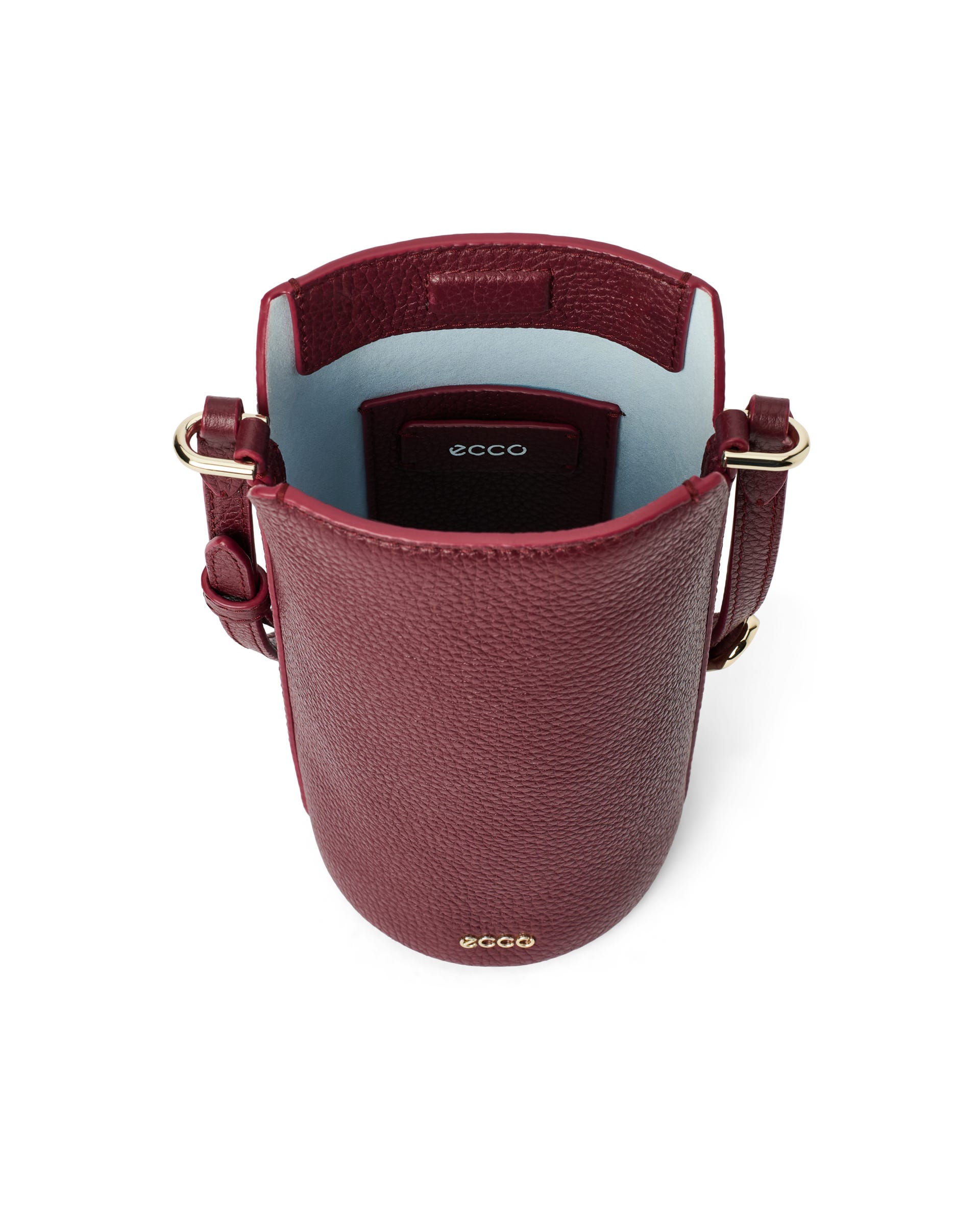 ECCO® POT BAG odinis telefono krepšys moterims - Raudona - Inside