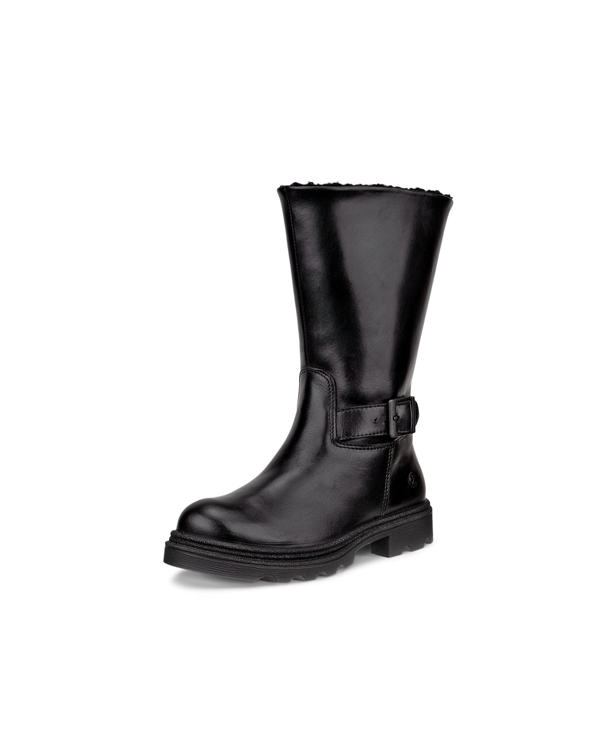 ECCO® Grainer Kinder Wasserdichte Hoher Stiefel aus Leder - Schwarz - Main