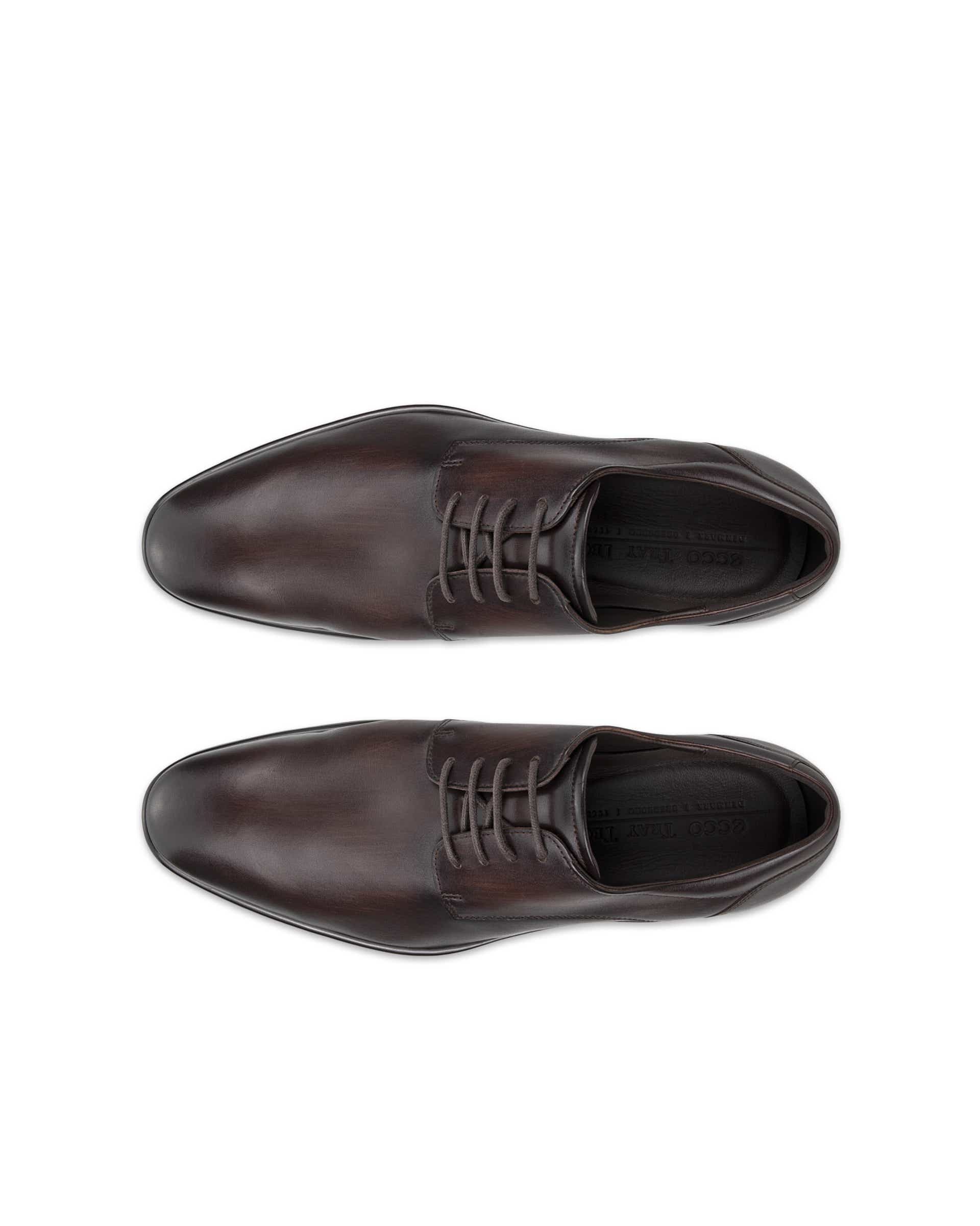 ECCO CITYTRAY MEN'S DERBY SHOE - Brown - Top left pair
