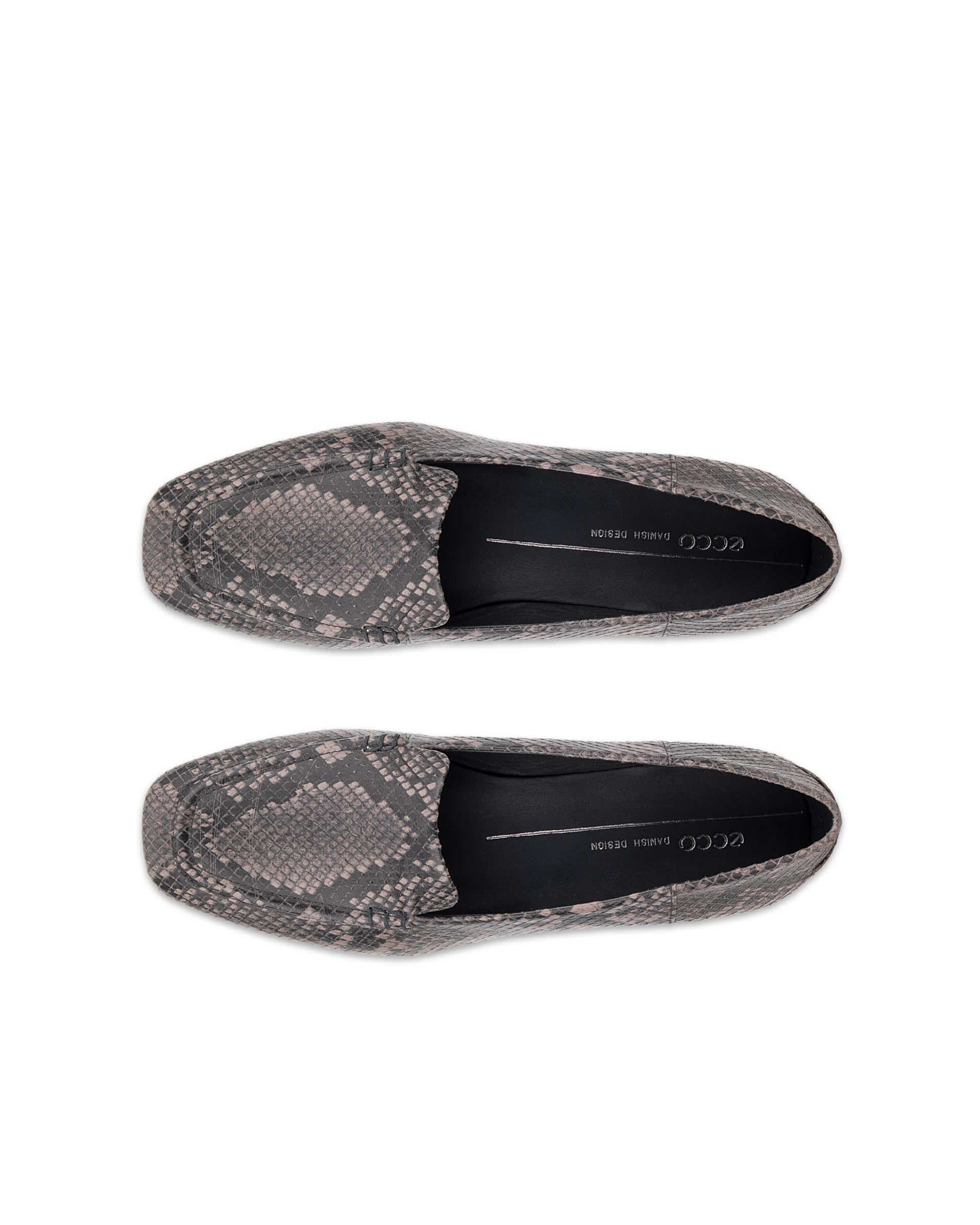 ECCO® MARGOT mocassins en cuir pour femme - Gris - Top left pair
