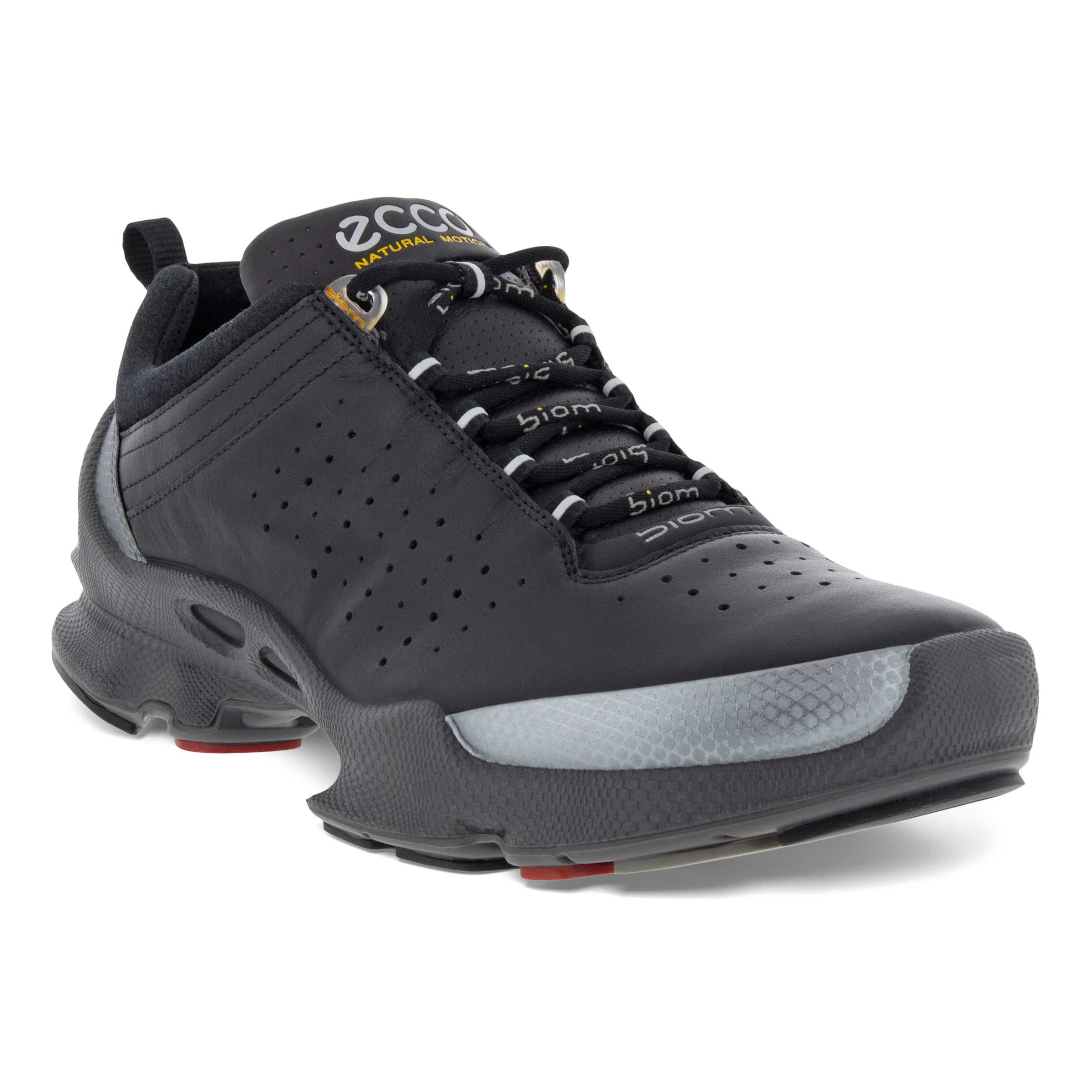 ECCO BIOM C Low メンズ レザースニーカー | ブラック