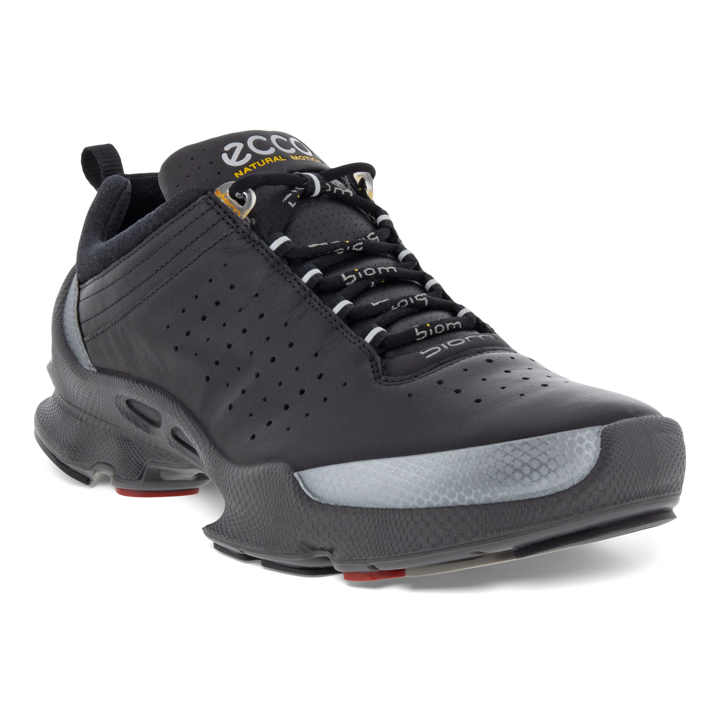ECCO BIOM C Low メンズ レザースニーカー | ブラック