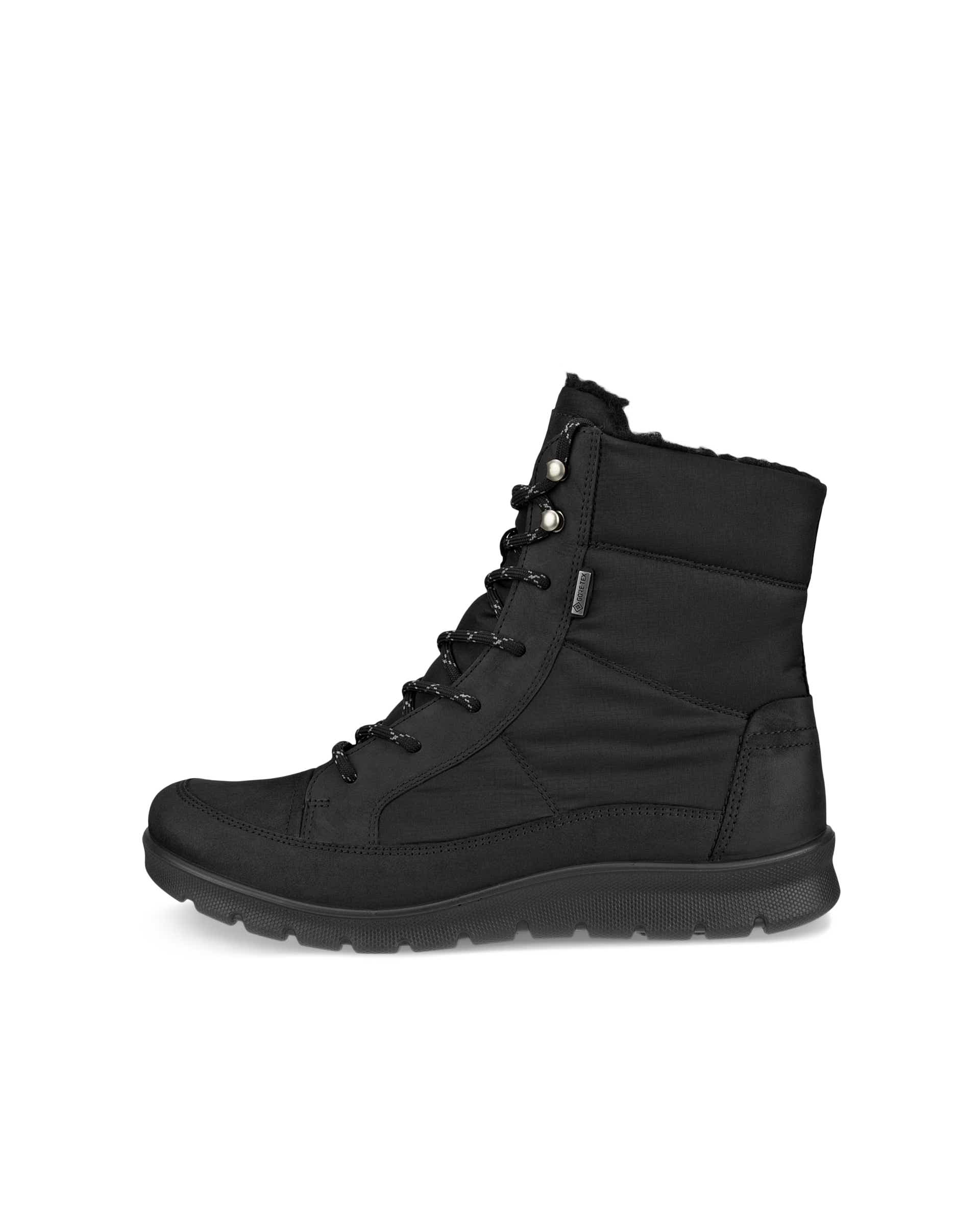 ECCO® BABETT BOOT női Gore-Tex közepesen magasszárú nubuk csizma - Fekete - Outside