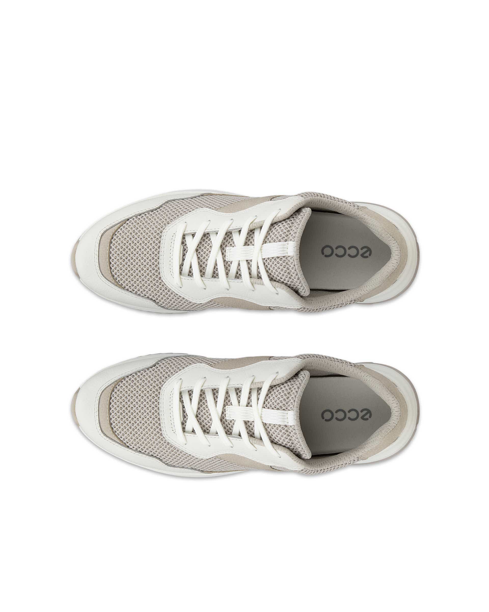 Zapatillas de piel ECCO® OTM para mujer - Beige - Top left pair