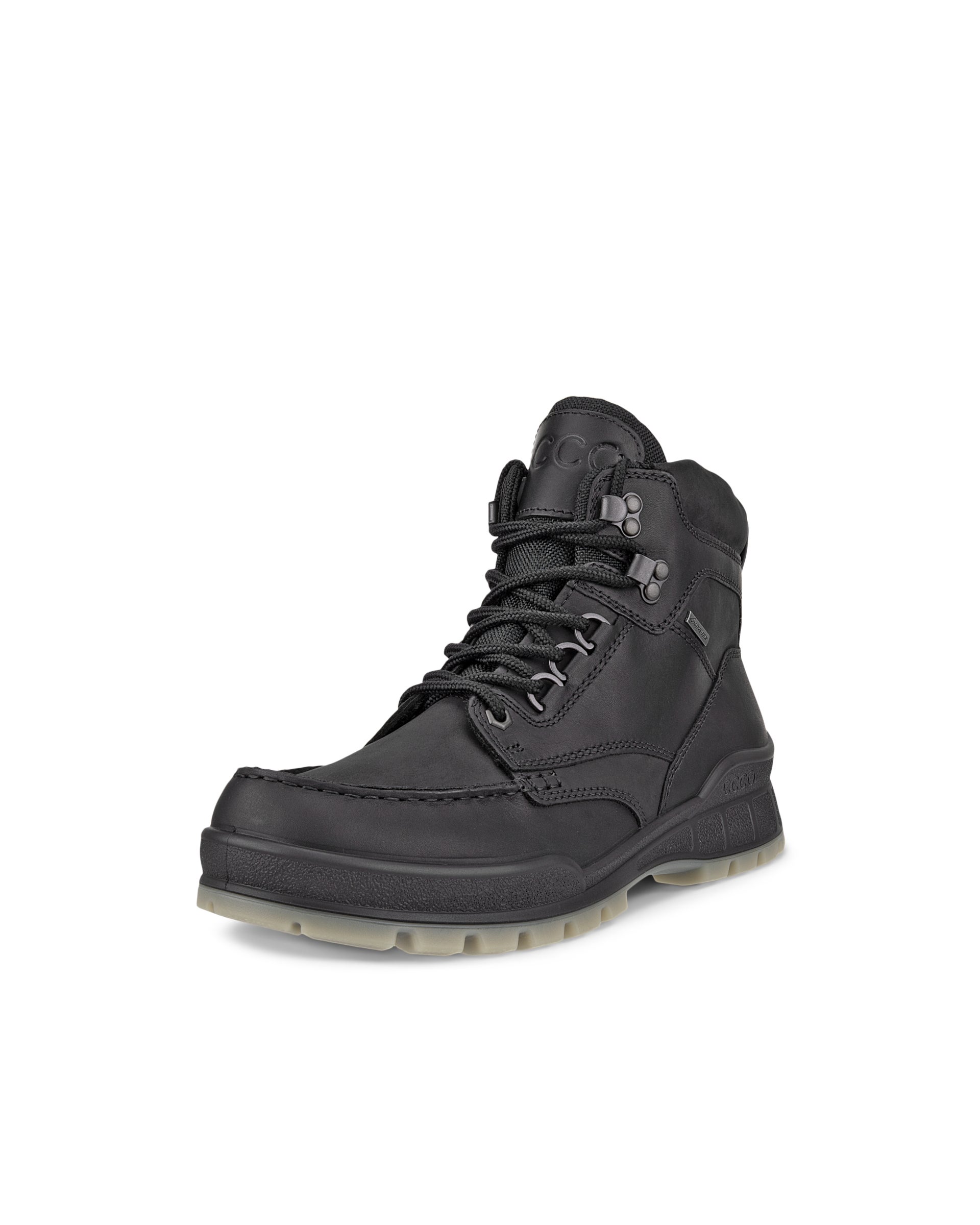 ECCO® Track 25 muške srednje kožne čizme Gore-Tex za boravak na otvorenom - Crna - Main