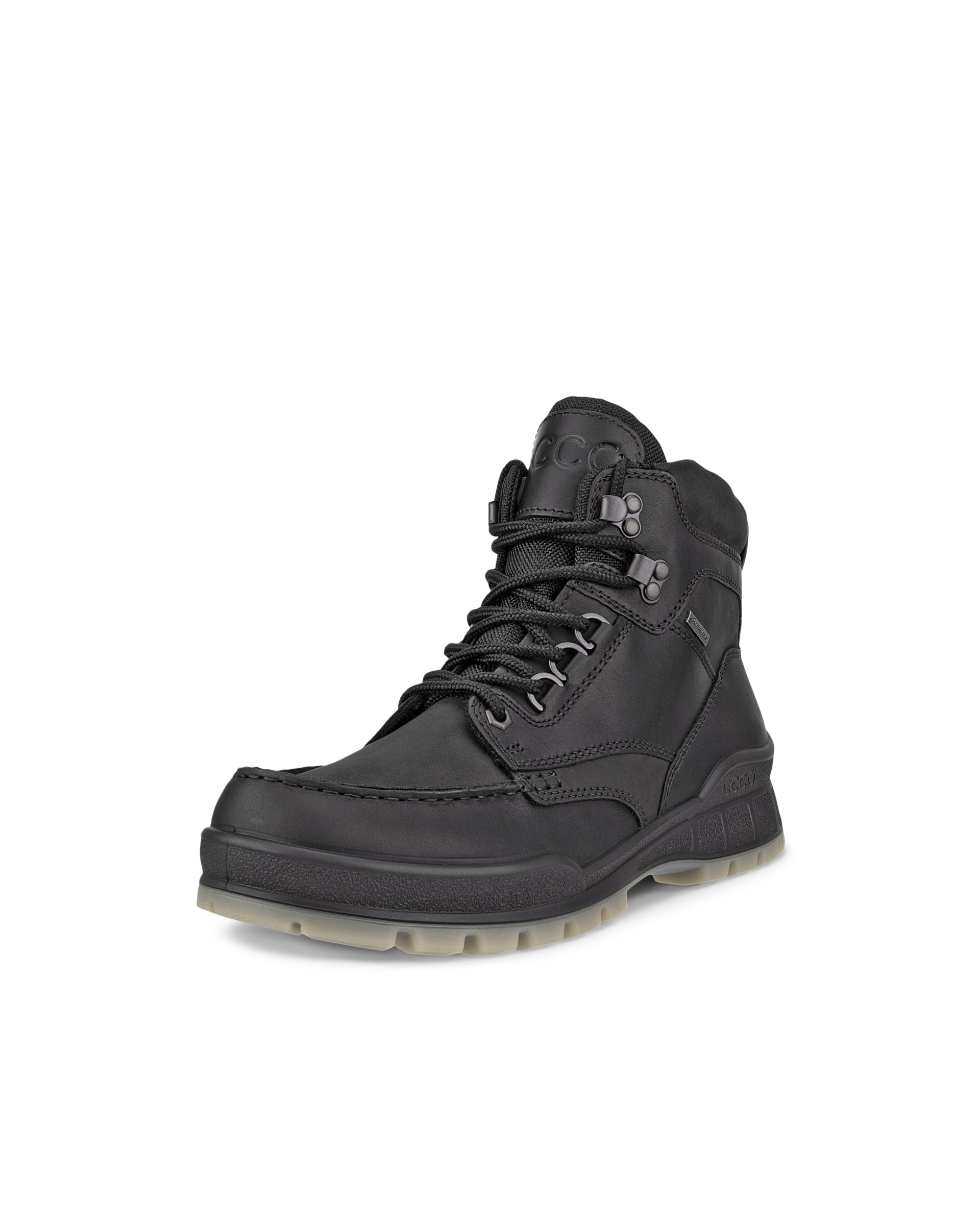 Botas caminhada meio cano Gore-Tex couro homem ECCO® Track 25 - Preto - Main