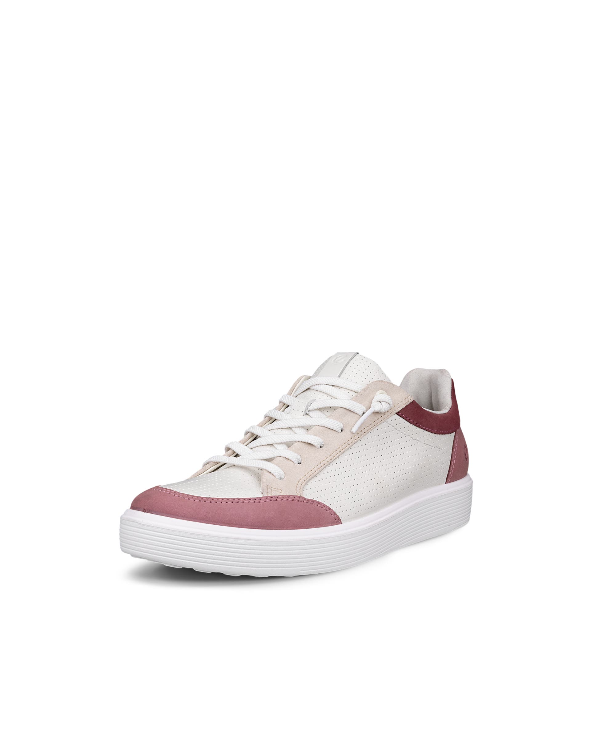 Women's ECCO® Soft 60 Leather Sneaker - White - Main