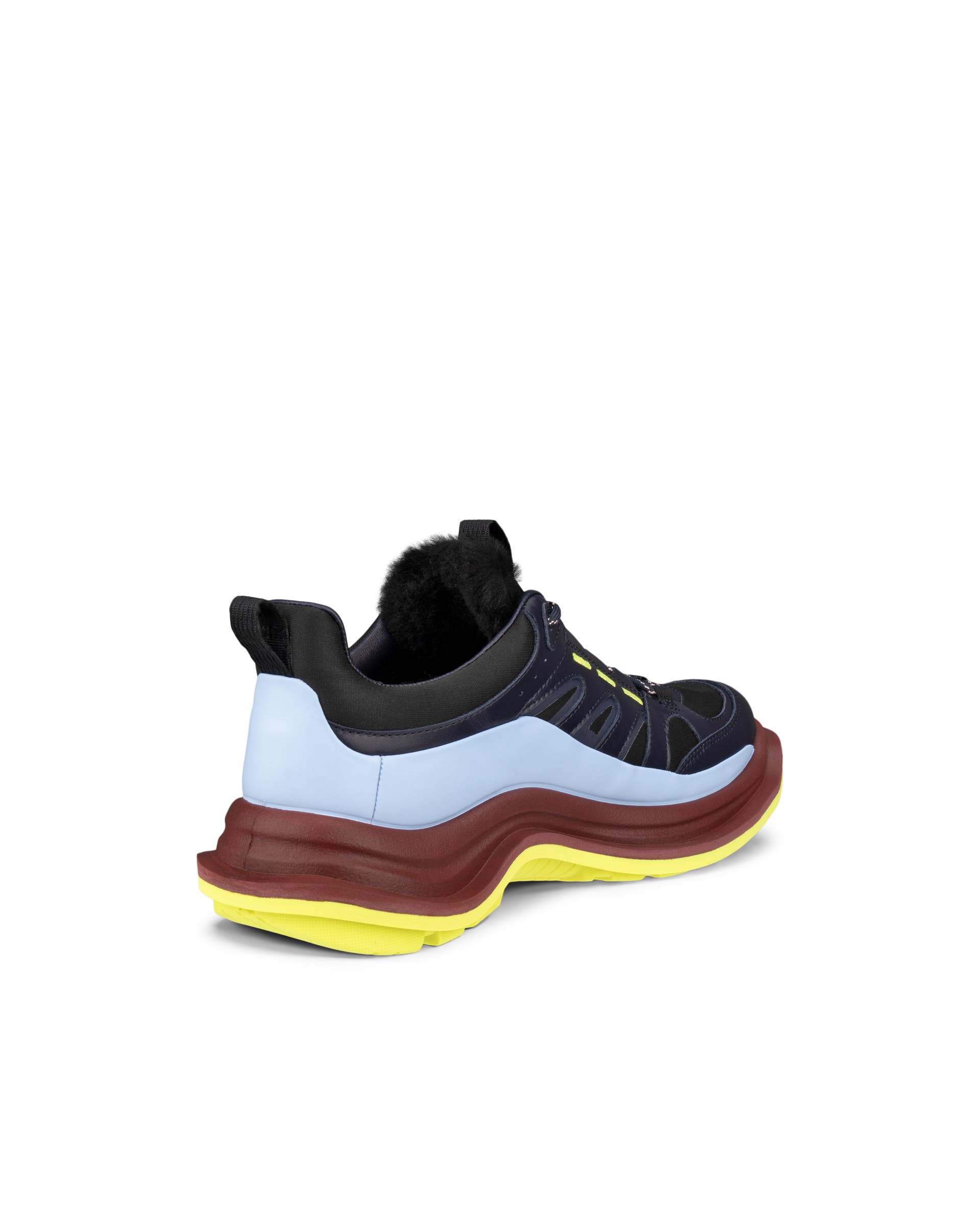 ECCO OFFROAD WOMEN ウィメンズ レザーシューズ - ブルー - Back