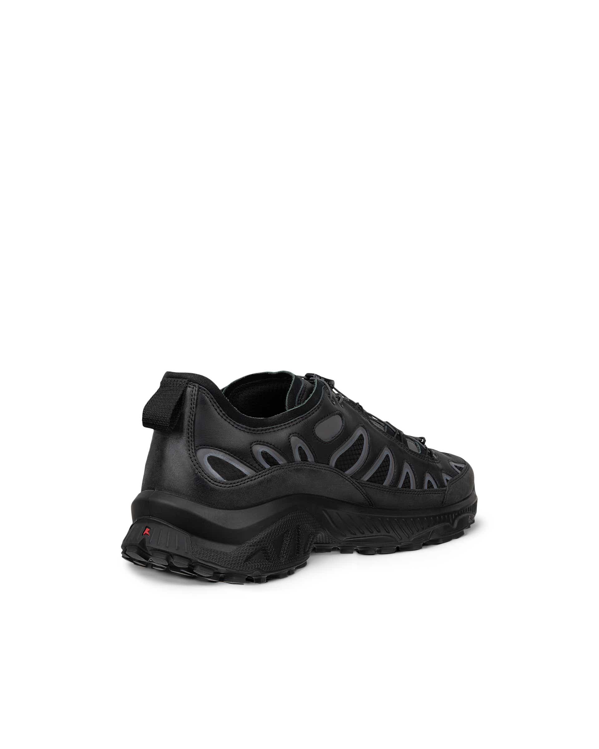 ECCO® RECEPTOR XP Traillöpningssko i skinn herr - Svart - Back