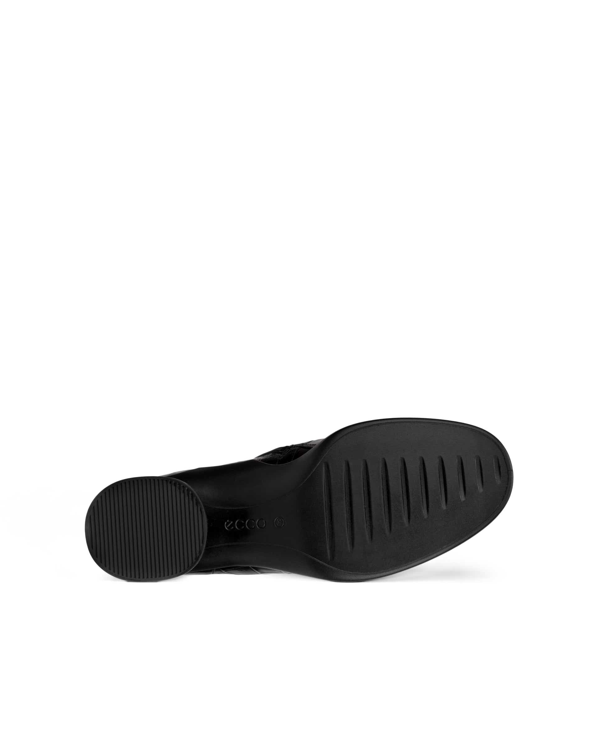 Women's ECCO® Sculpted LX 35 Leather Mid-Cut Boot - Black - Sole