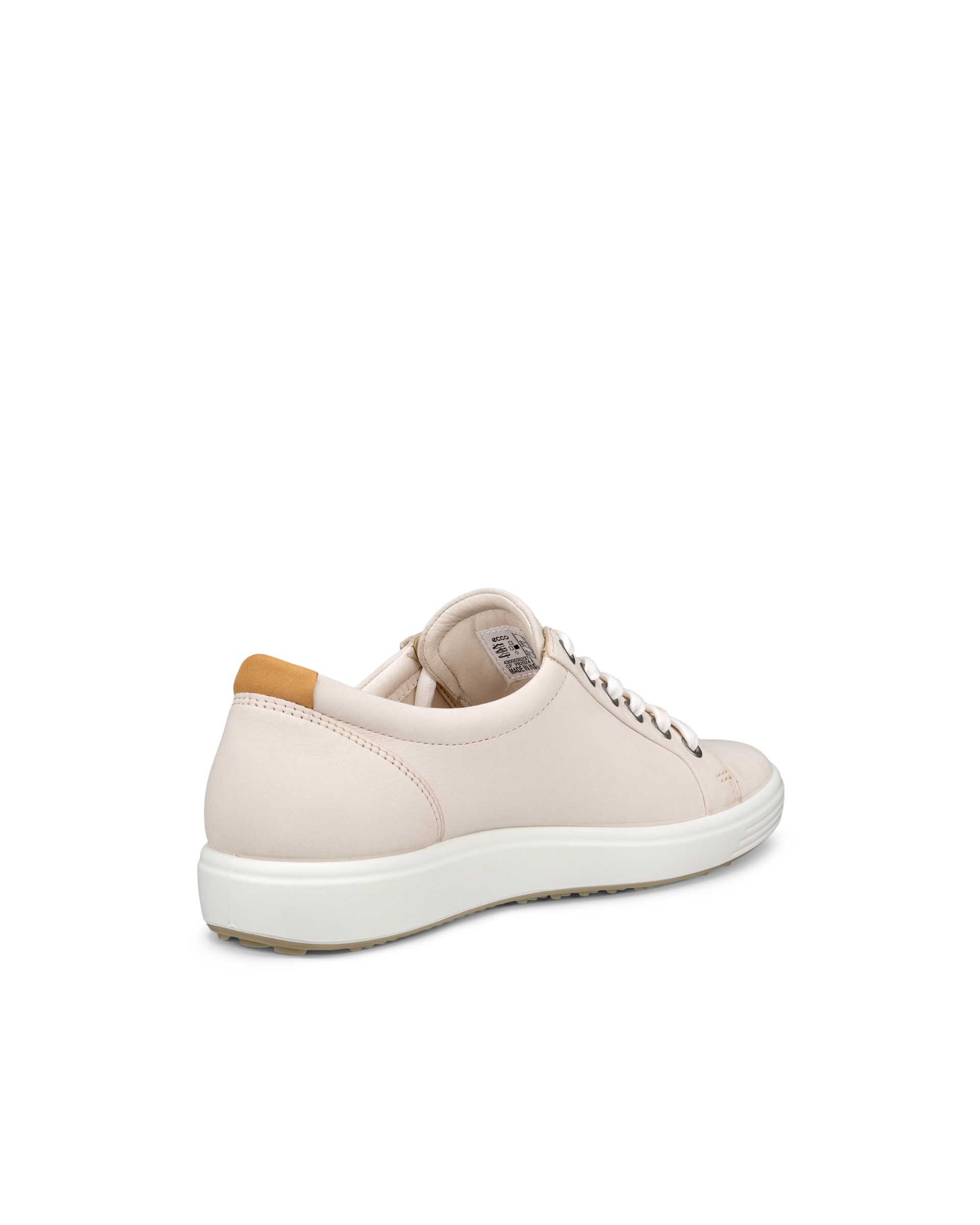 Dámské nubukové tenisky ECCO® Soft 7 - Béžová - Back