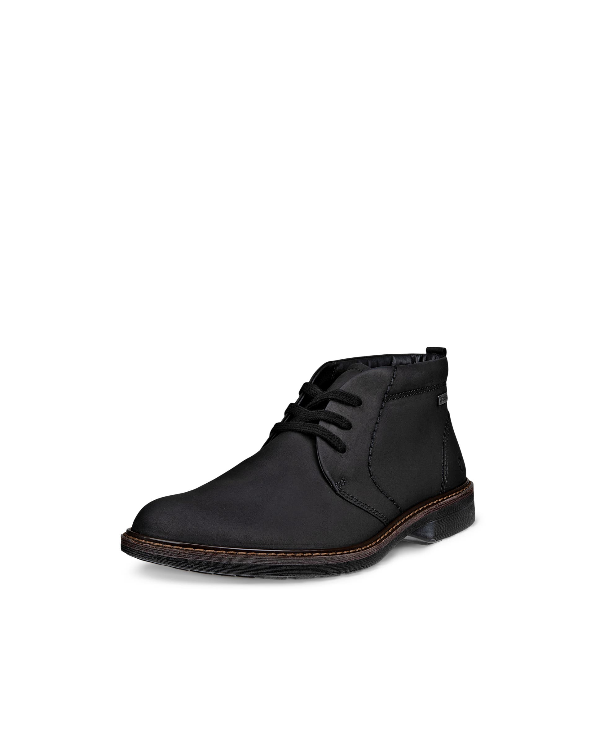 Men's ECCO® Turn Nubuck Gore-Tex Ankle Boot - Black - Main