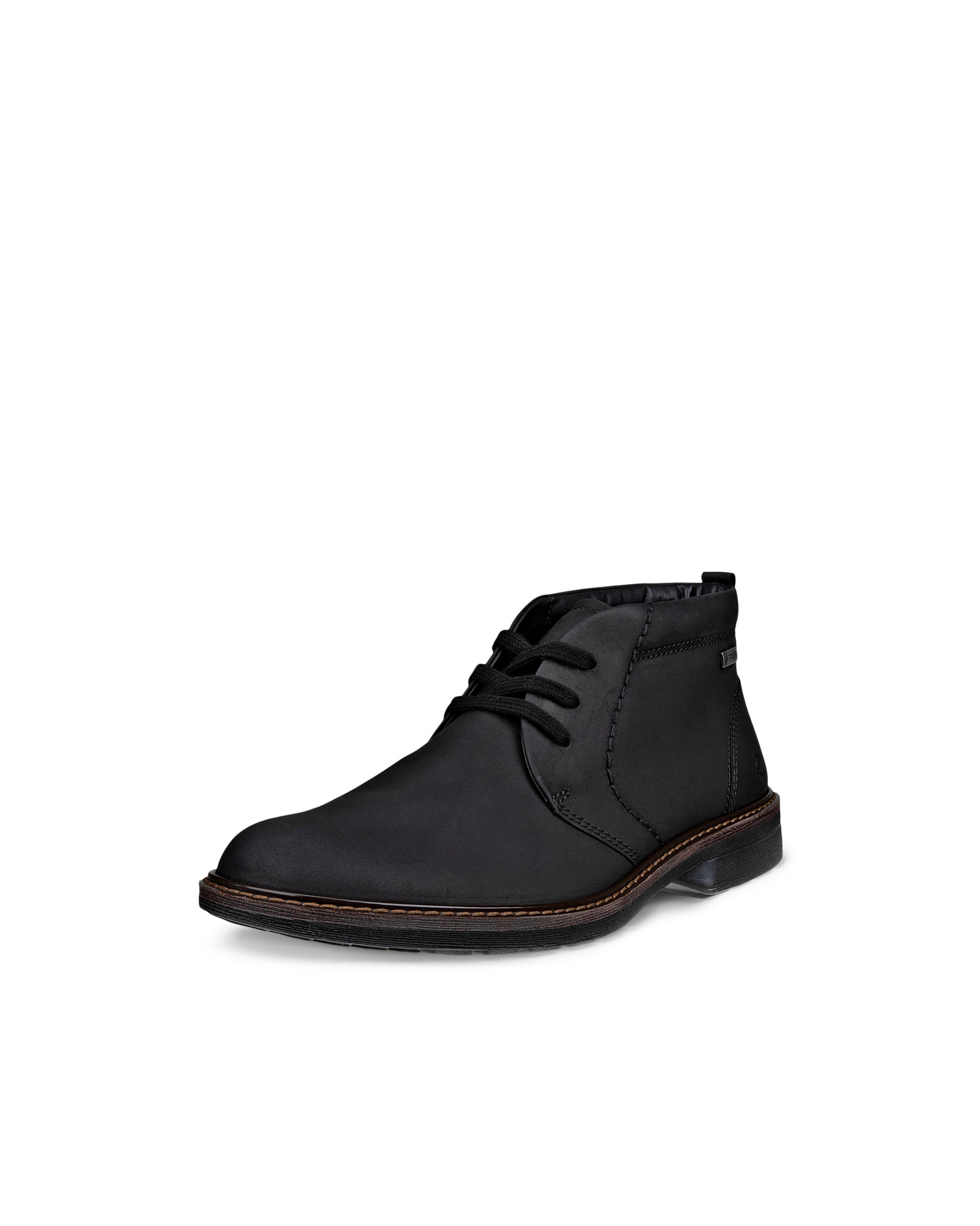 Men's ECCO® Turn Nubuck Gore-Tex Ankle Boot - Black - Main