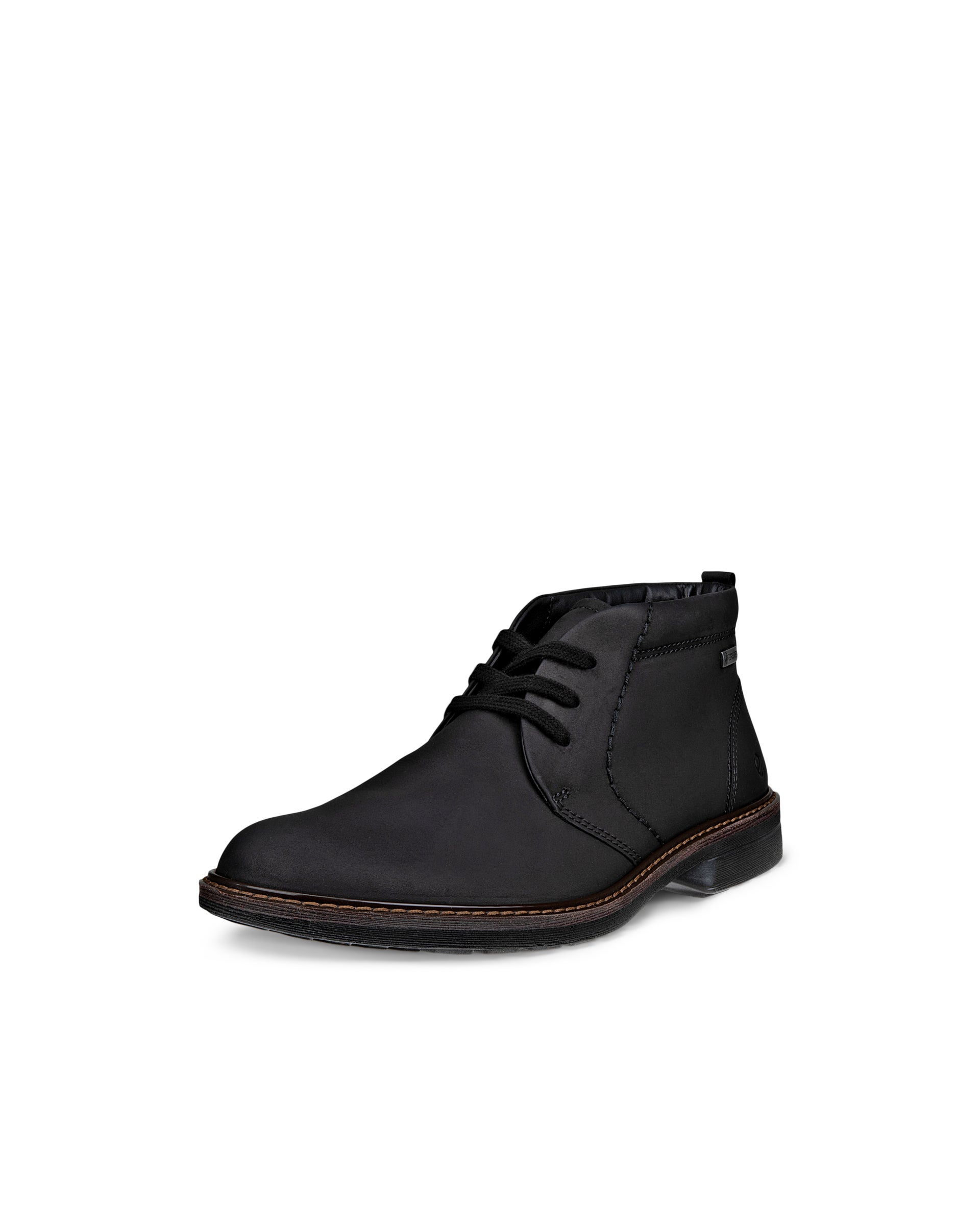 Men's ECCO® Turn Nubuck Gore-Tex Ankle Boot - Black - Main