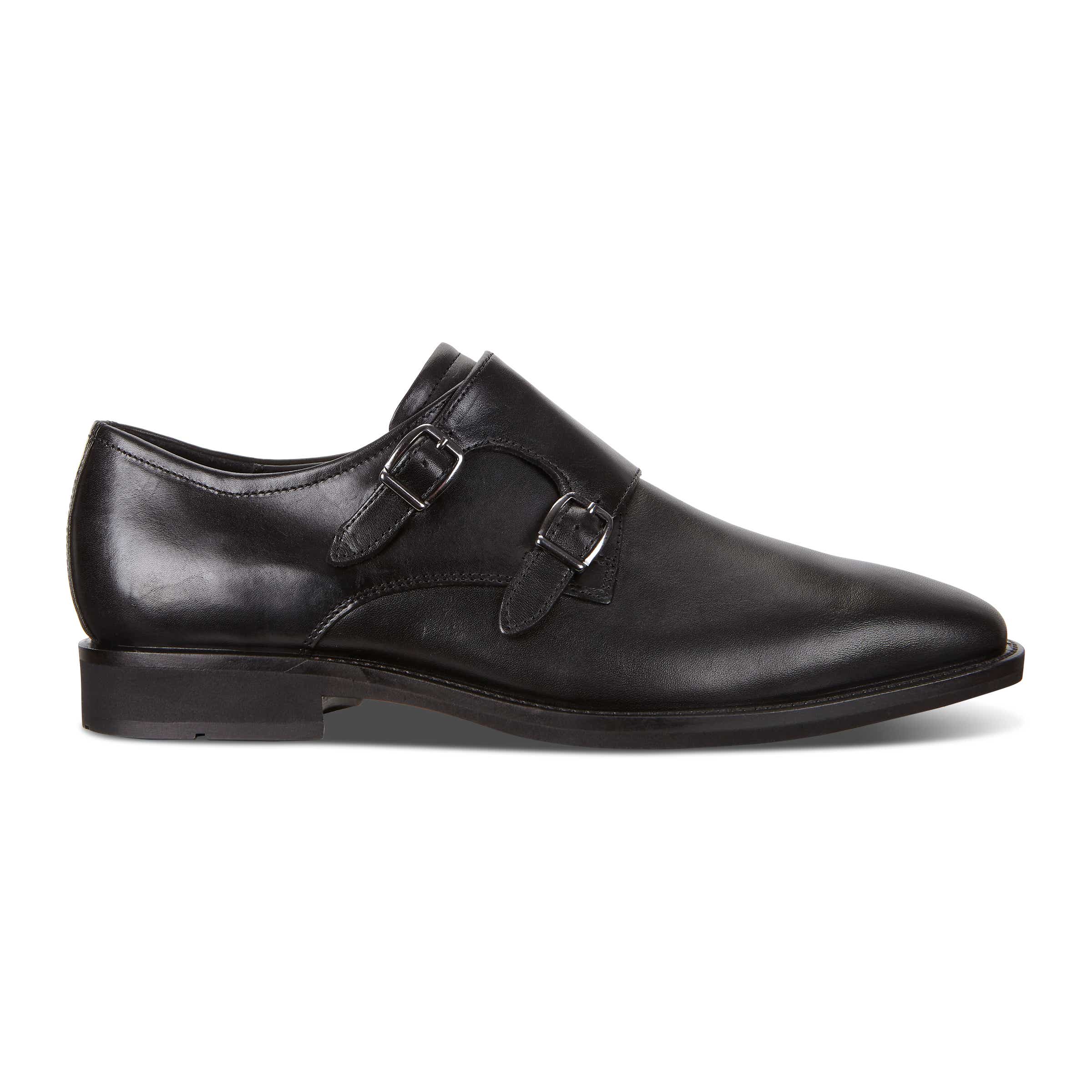 ECCO Calcan Men's Dress Shoe - Black - Outside