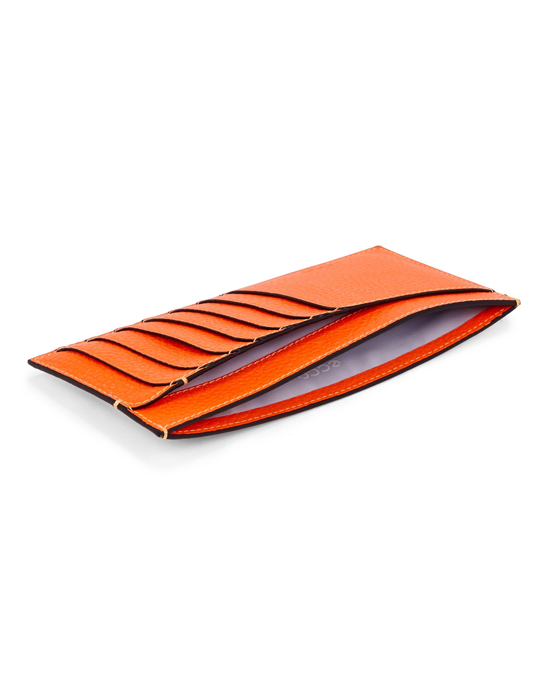 ECCO® Small Leather Wallet - Orange - Inside