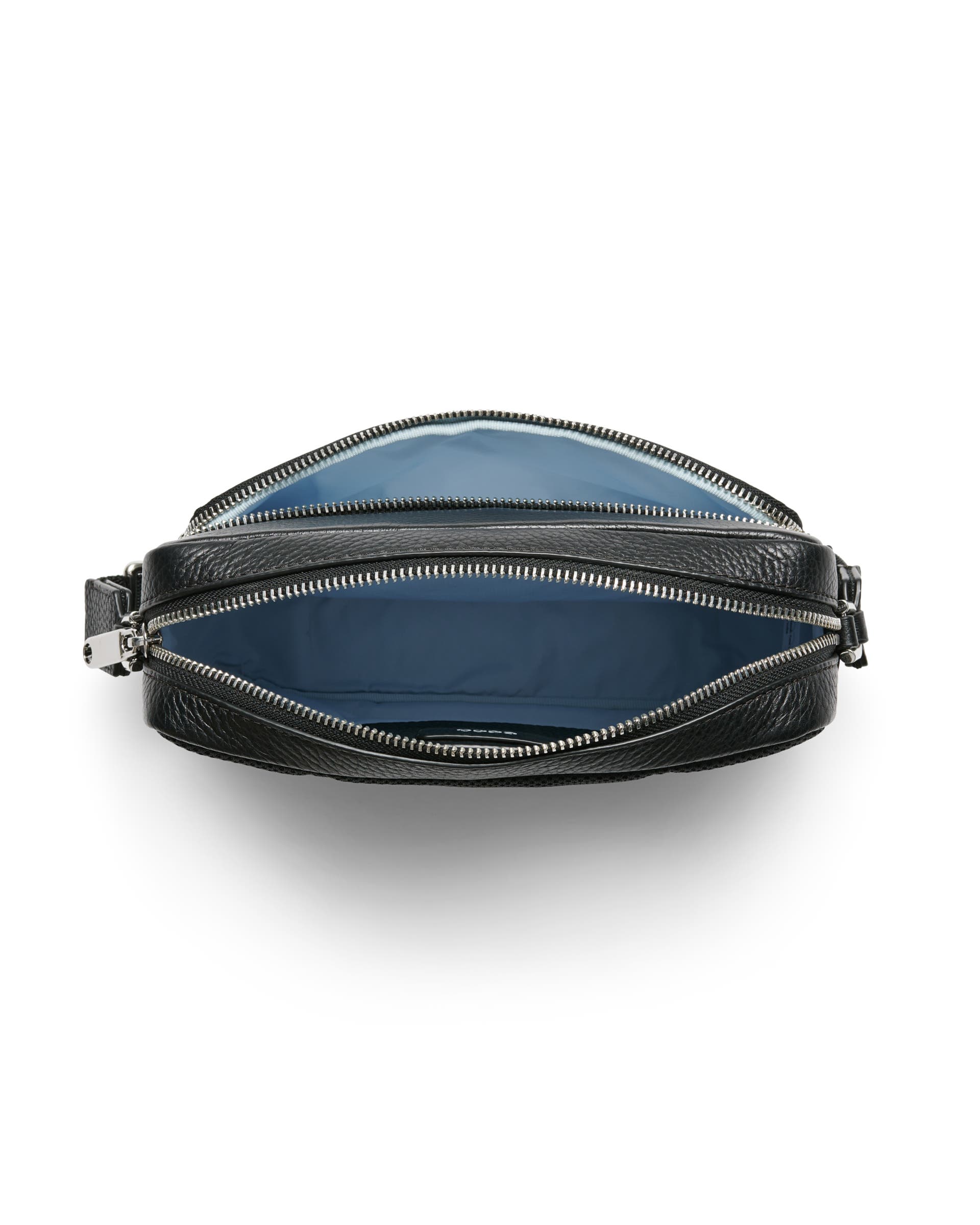 ECCO® Leather Camera Bag - Black - Birdeye