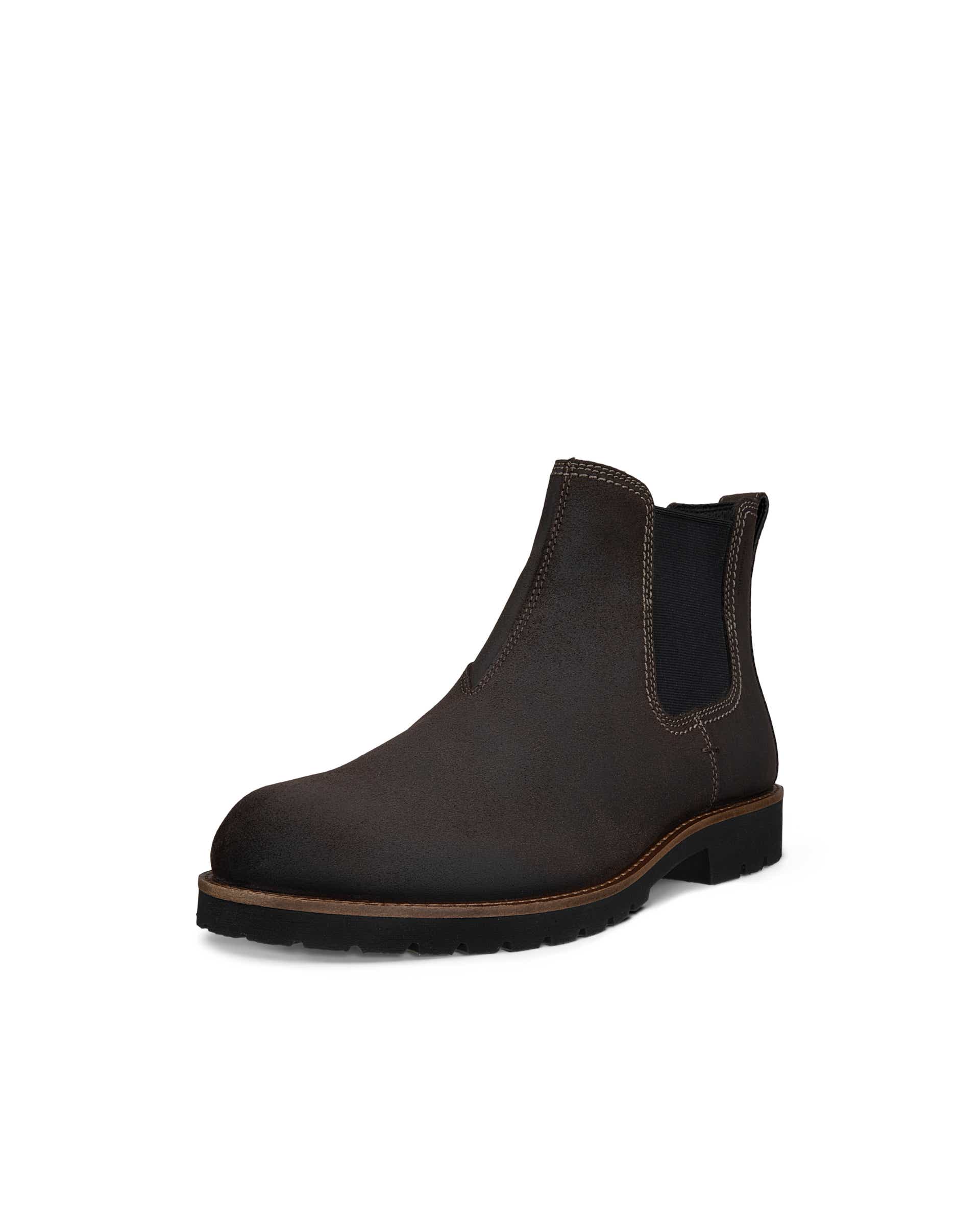 Men's ECCO® CHARLESTOWN Suede Waterproof Chelsea Boot - Brown - Main