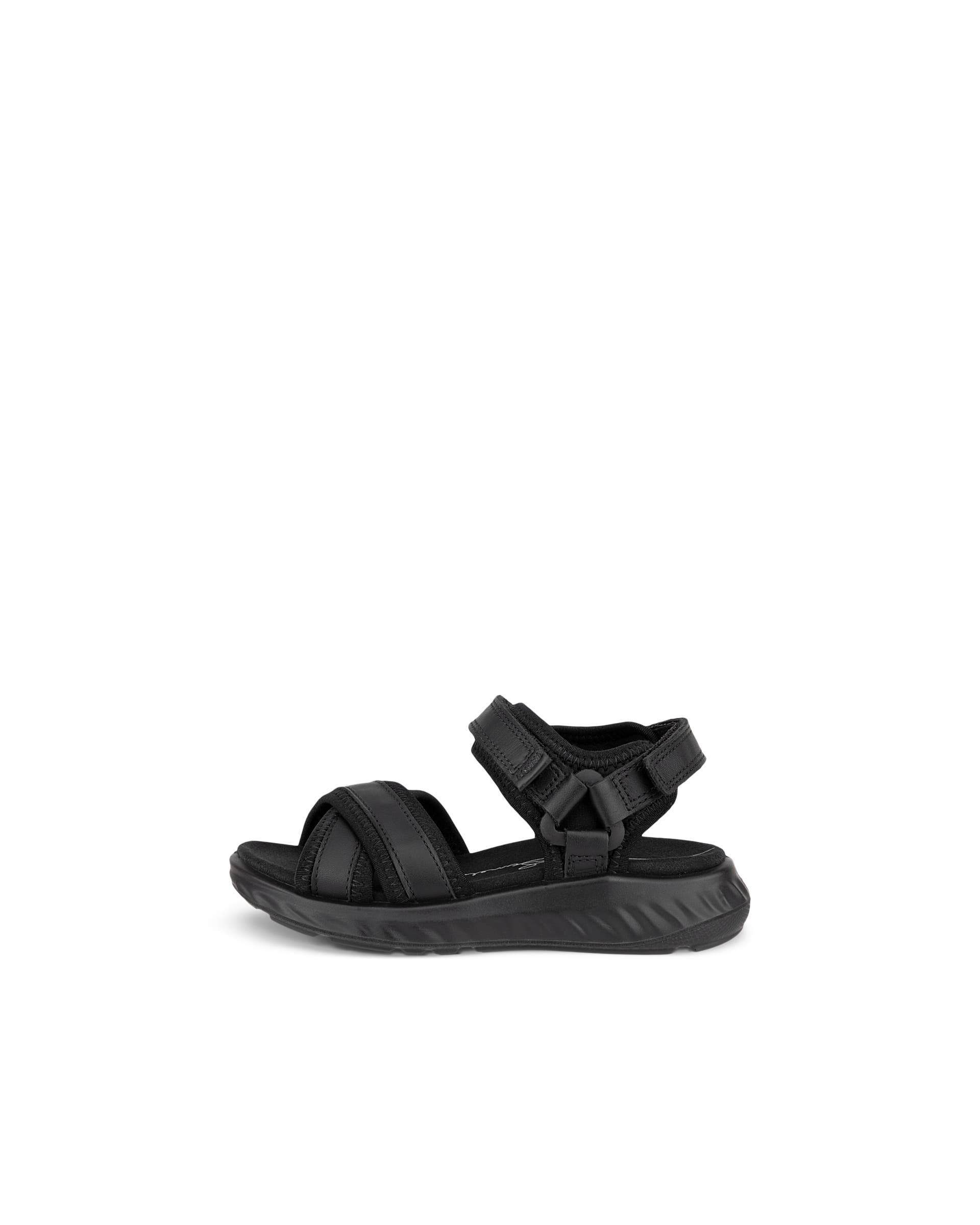 Kids' ECCO® SP.1 Lite Leather Sandal - Black - Outside