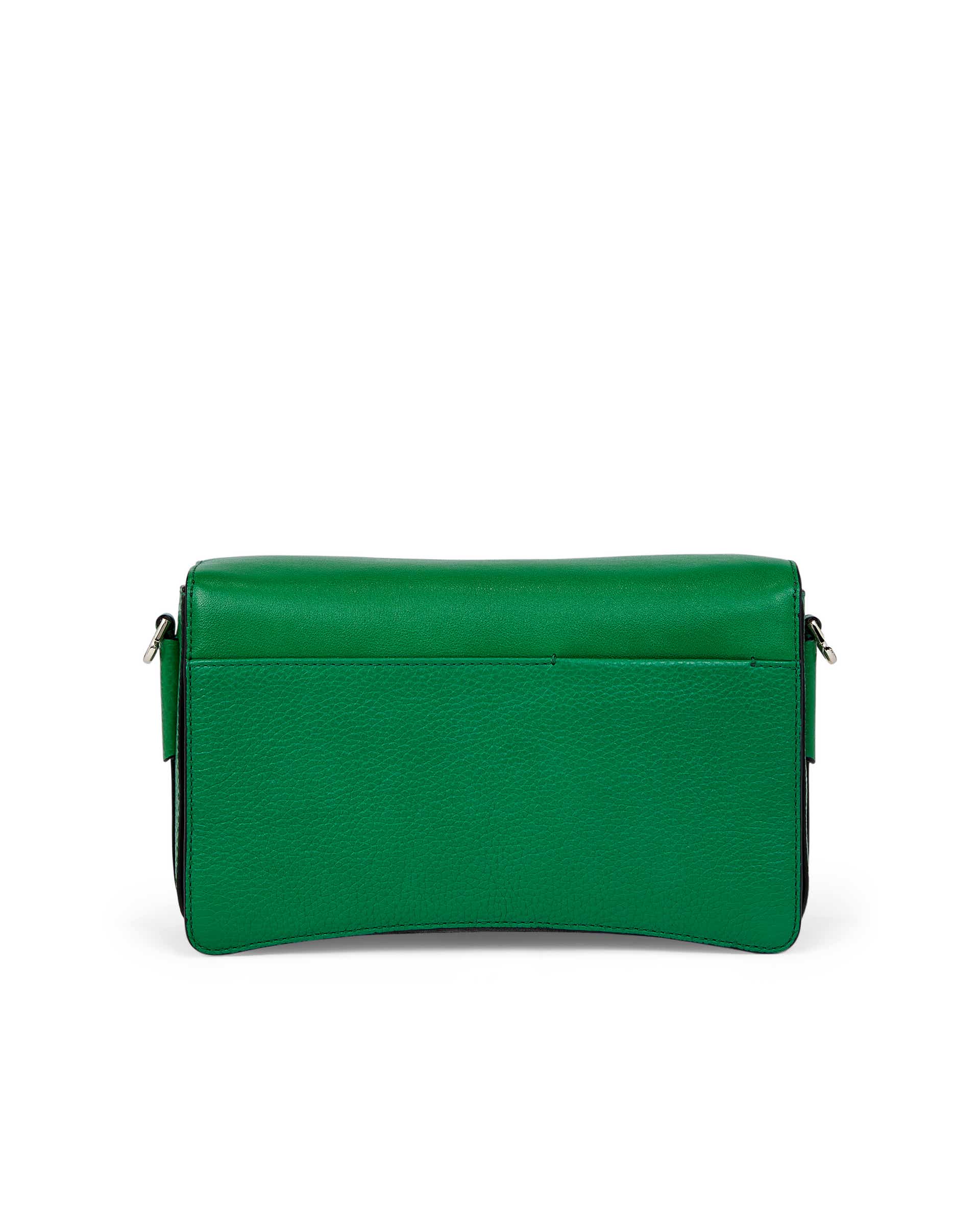 ECCO® Textureblock Leather Pinch Crossbody Bag - Green - Back